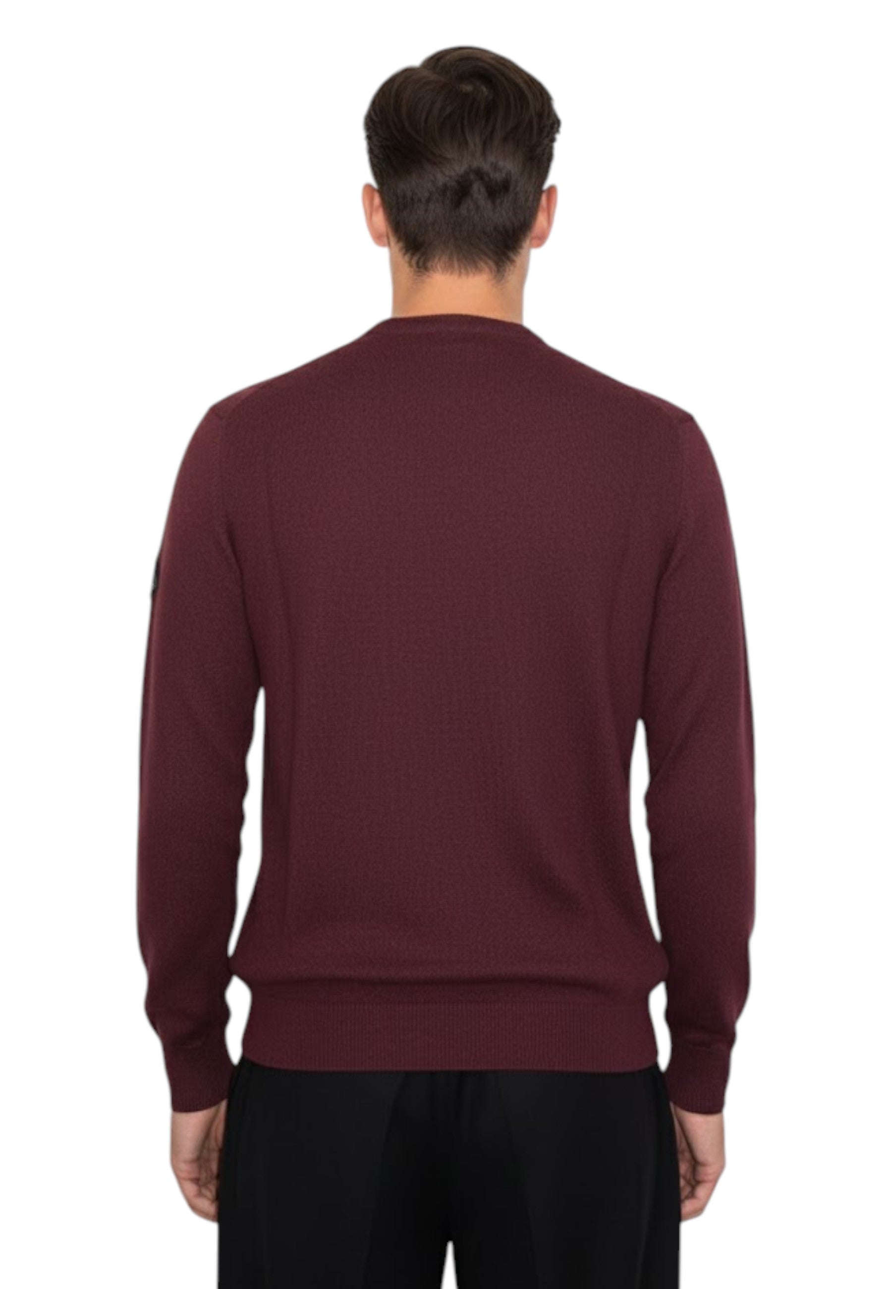 FELPA A GIROCOLLO Rosso Roy Roger's