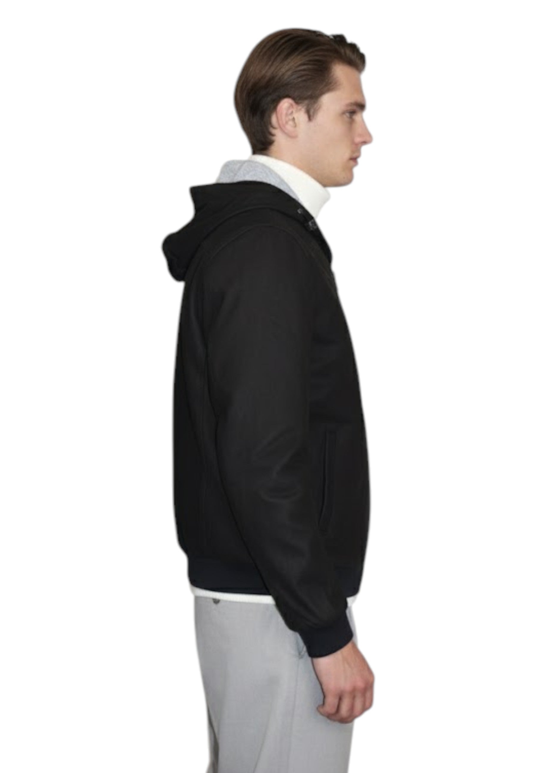 GIUBBOTTI IN PELLE Nero Emanuele Curci