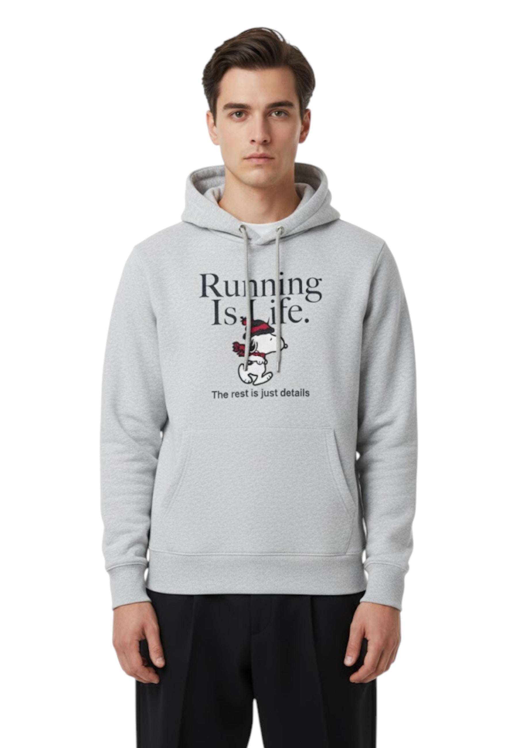 FELPE CON CAPPUCCIO Grigio In The Box