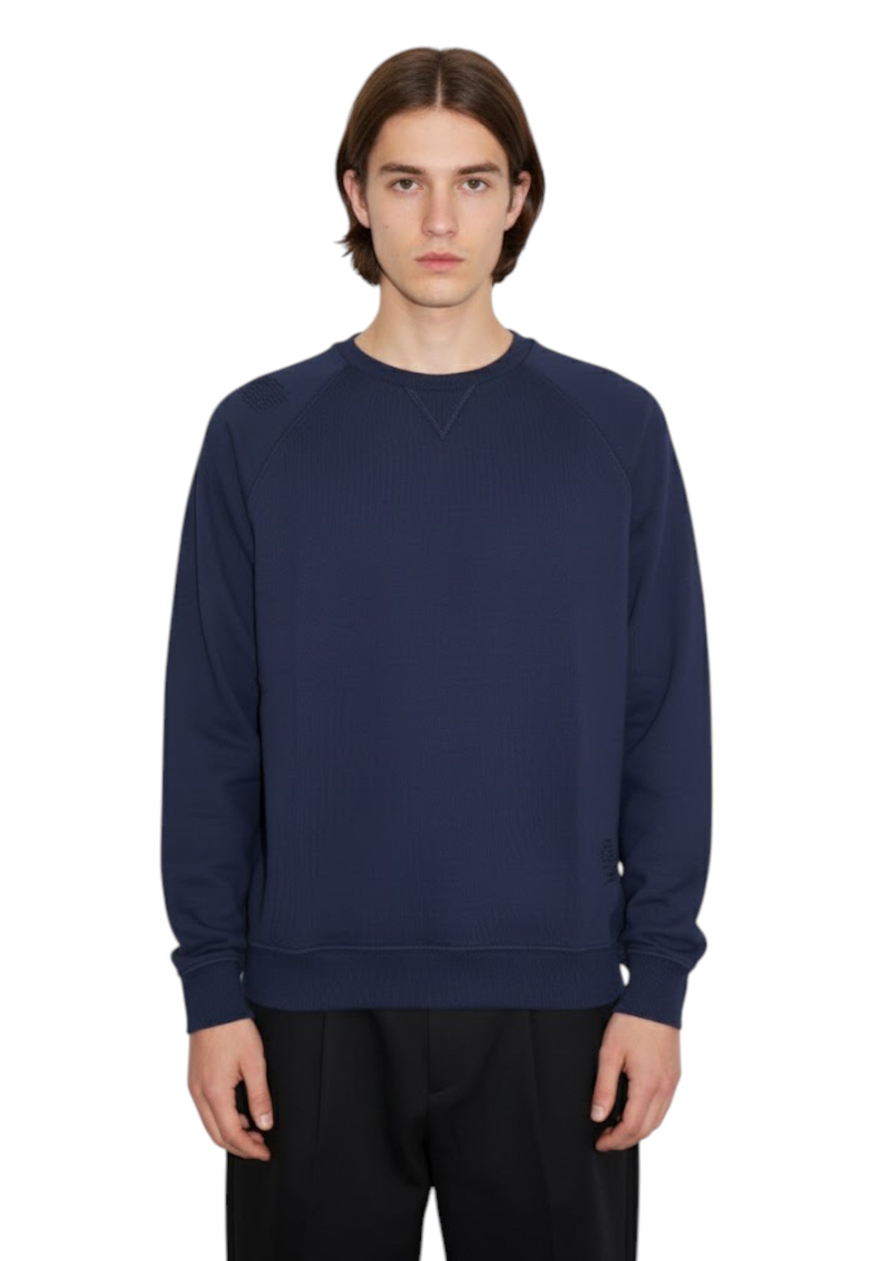 FELPA A GIROCOLLO Blu In The Box