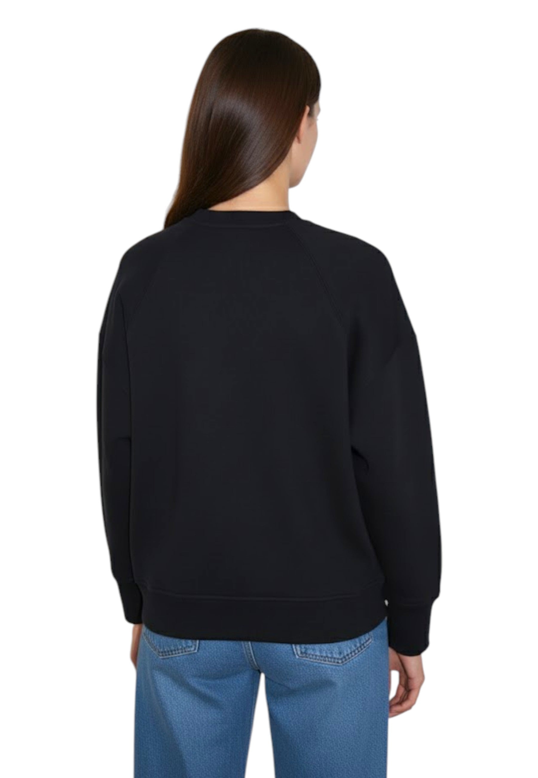 FELPA A GIROCOLLO Nero Woc