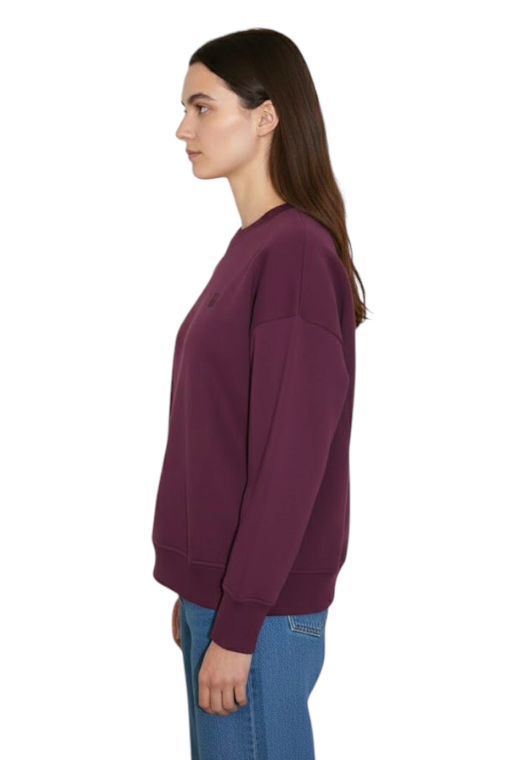 FELPA A GIROCOLLO Rosso Woc