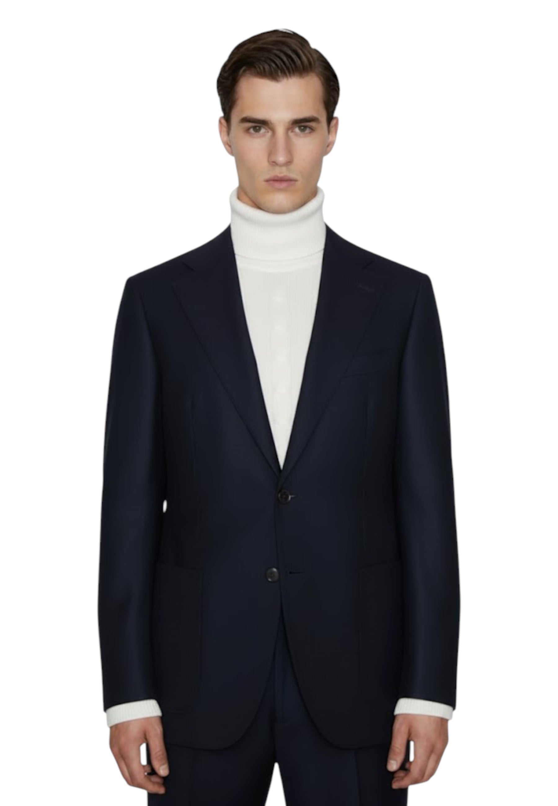 BLAZER MONOPETTO Blu Bagnoli