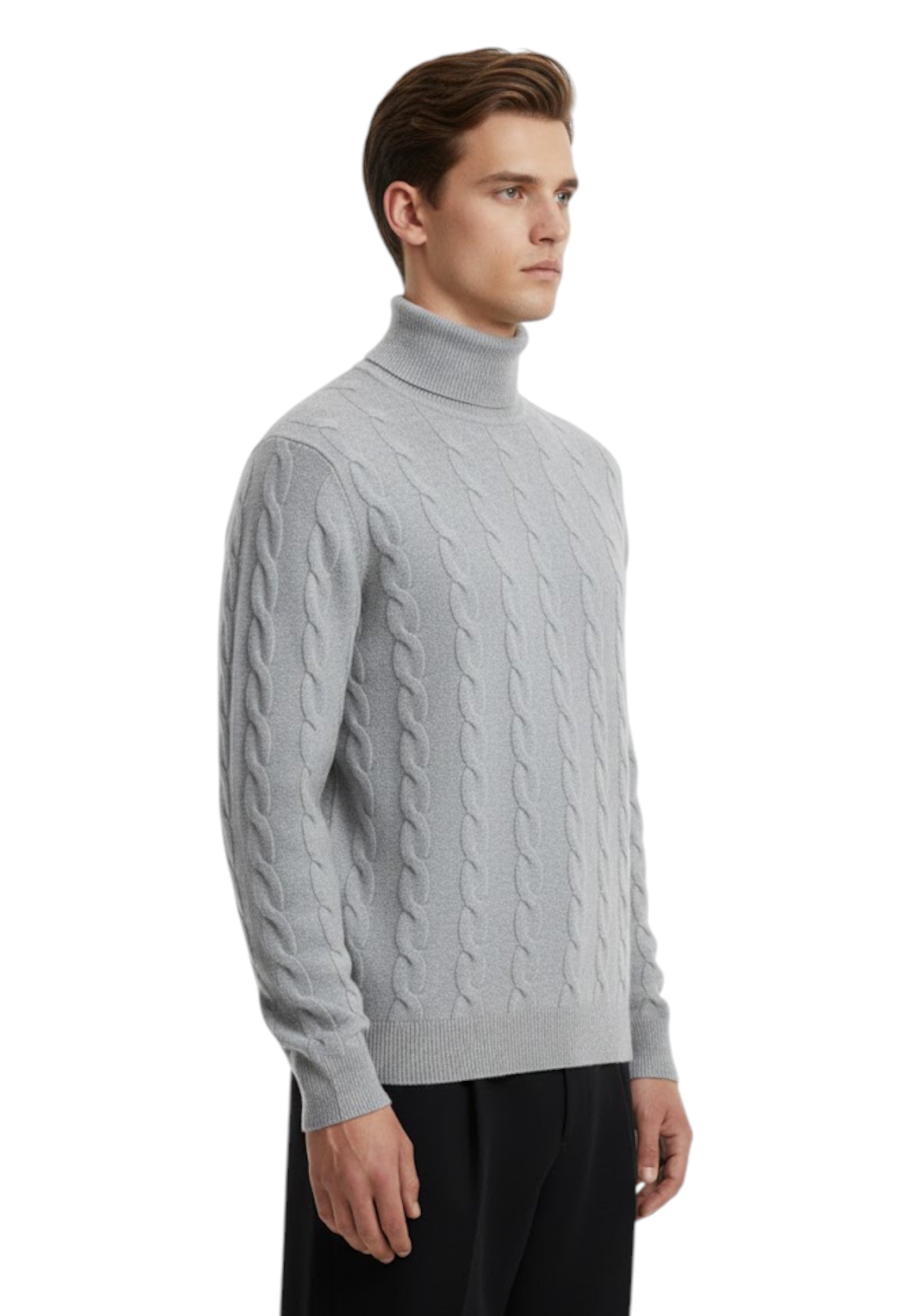 DOLCEVITA MANICA LUNGA Grigio Blu Cashmere