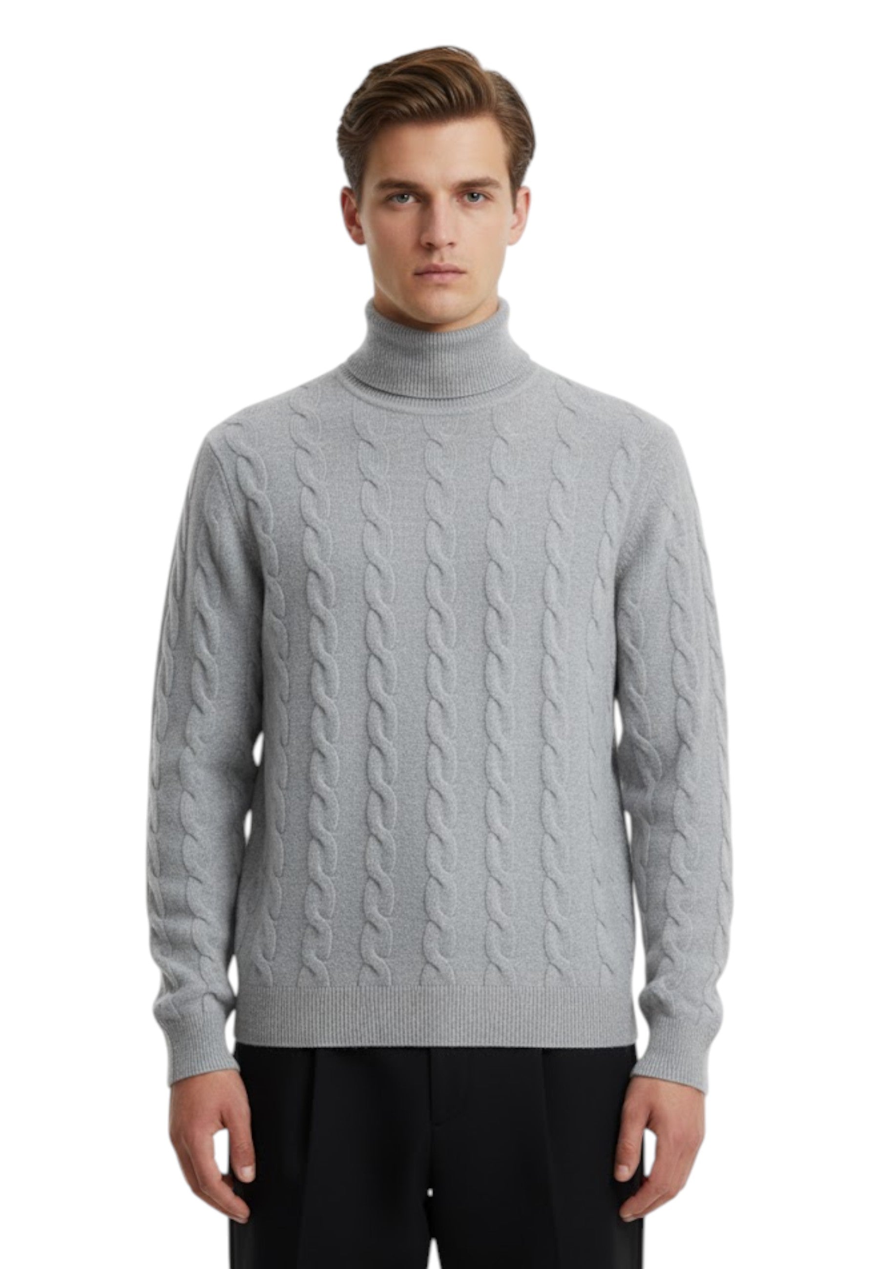 DOLCEVITA MANICA LUNGA Grigio Blu Cashmere