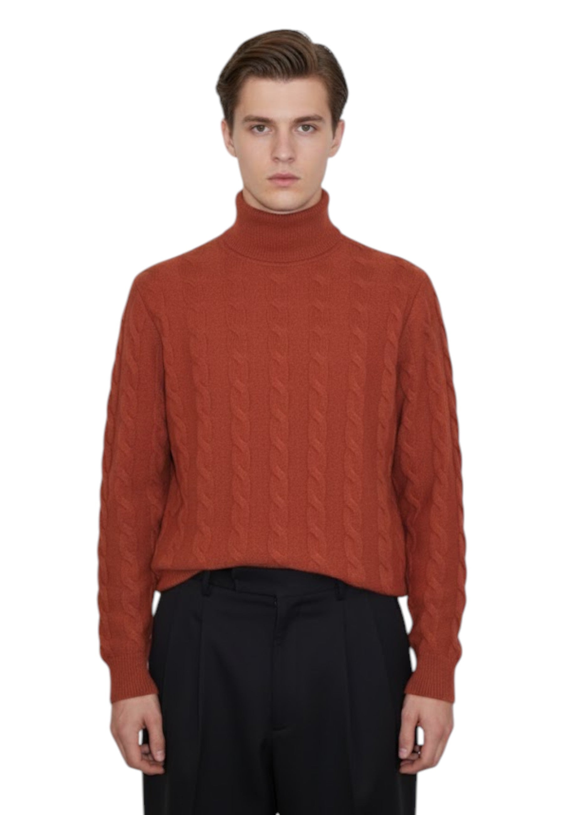 DOLCEVITA MANICA LUNGA Rosso Blu Cashmere