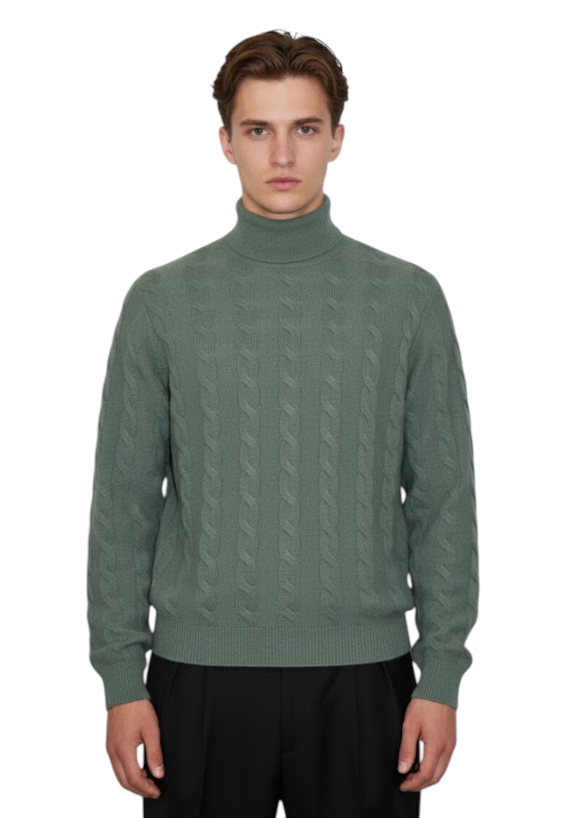 DOLCEVITA MANICA LUNGA Verde Blu Cashmere