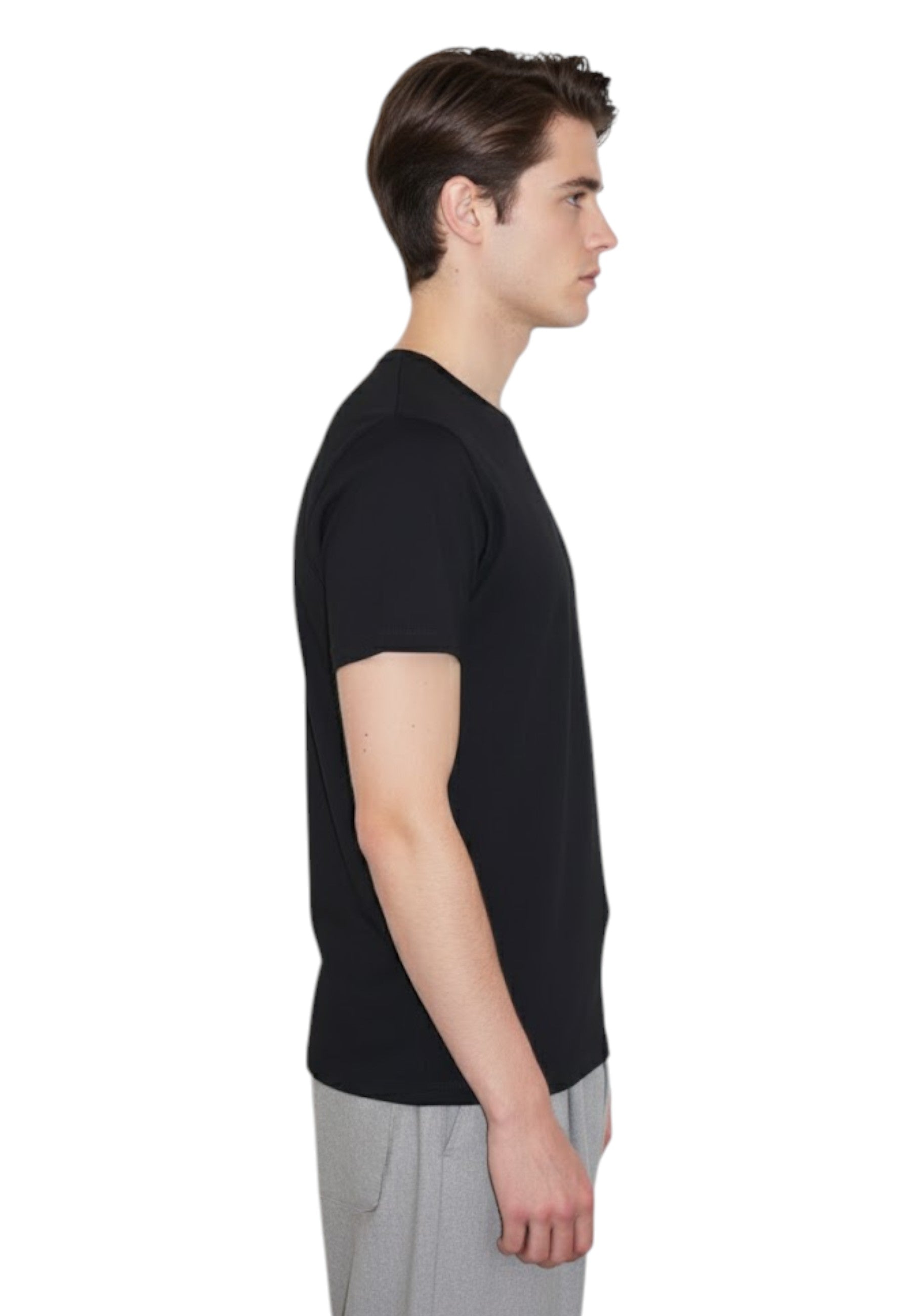 T-SHIRT Nero Blu Cashmere