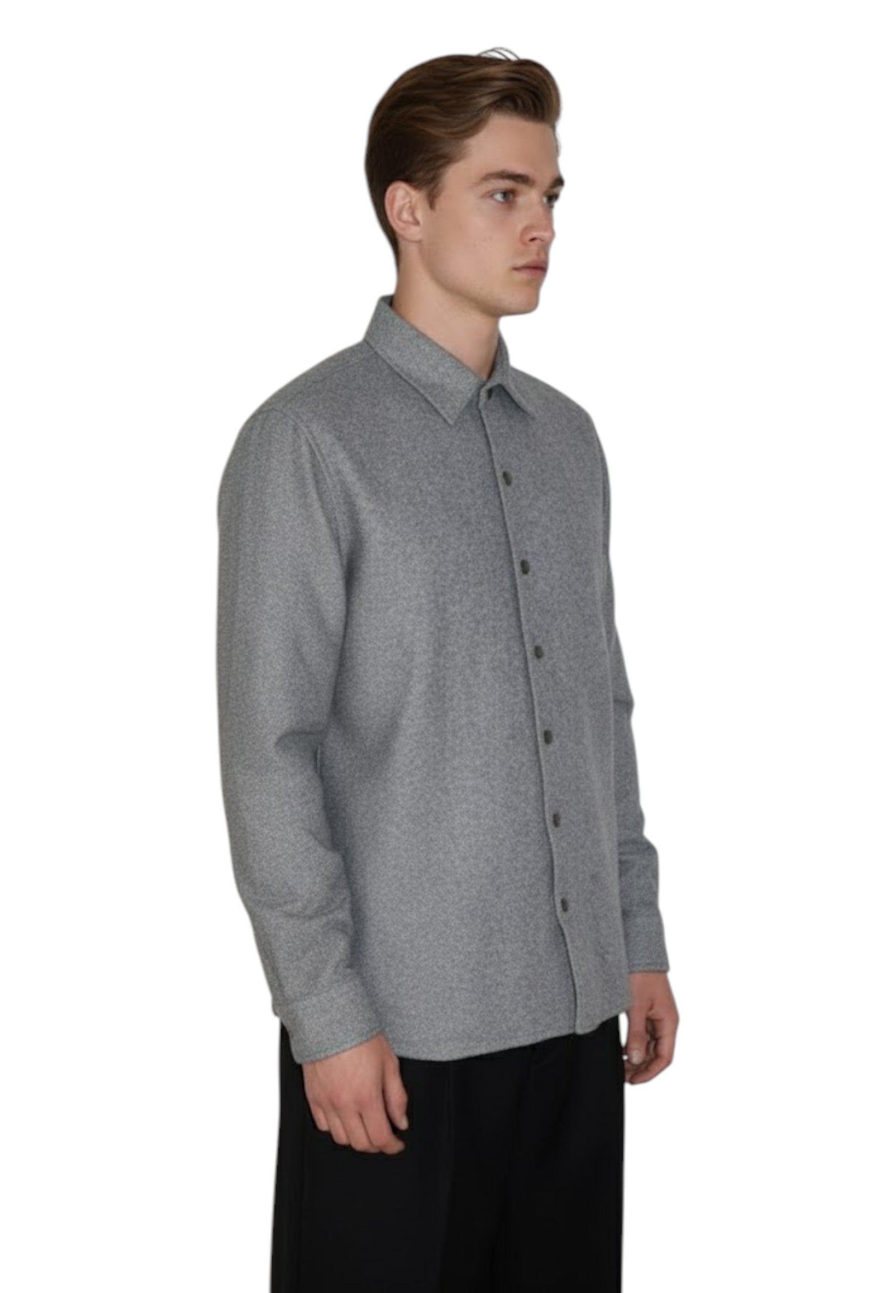 CAMICIE MANICA LUNGA Grigio Grigio