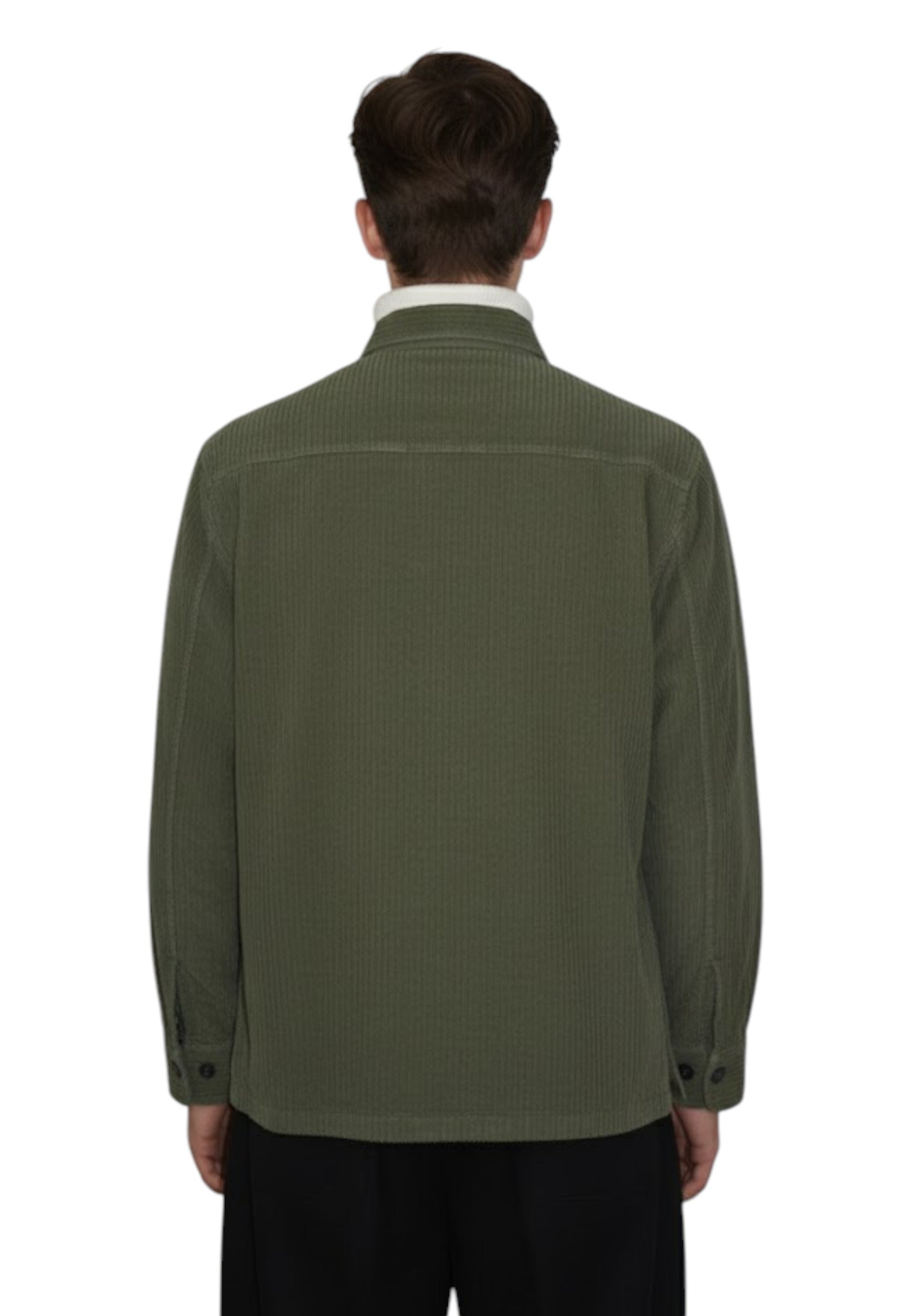 CAMICIE MANICA LUNGA Verde Grigio