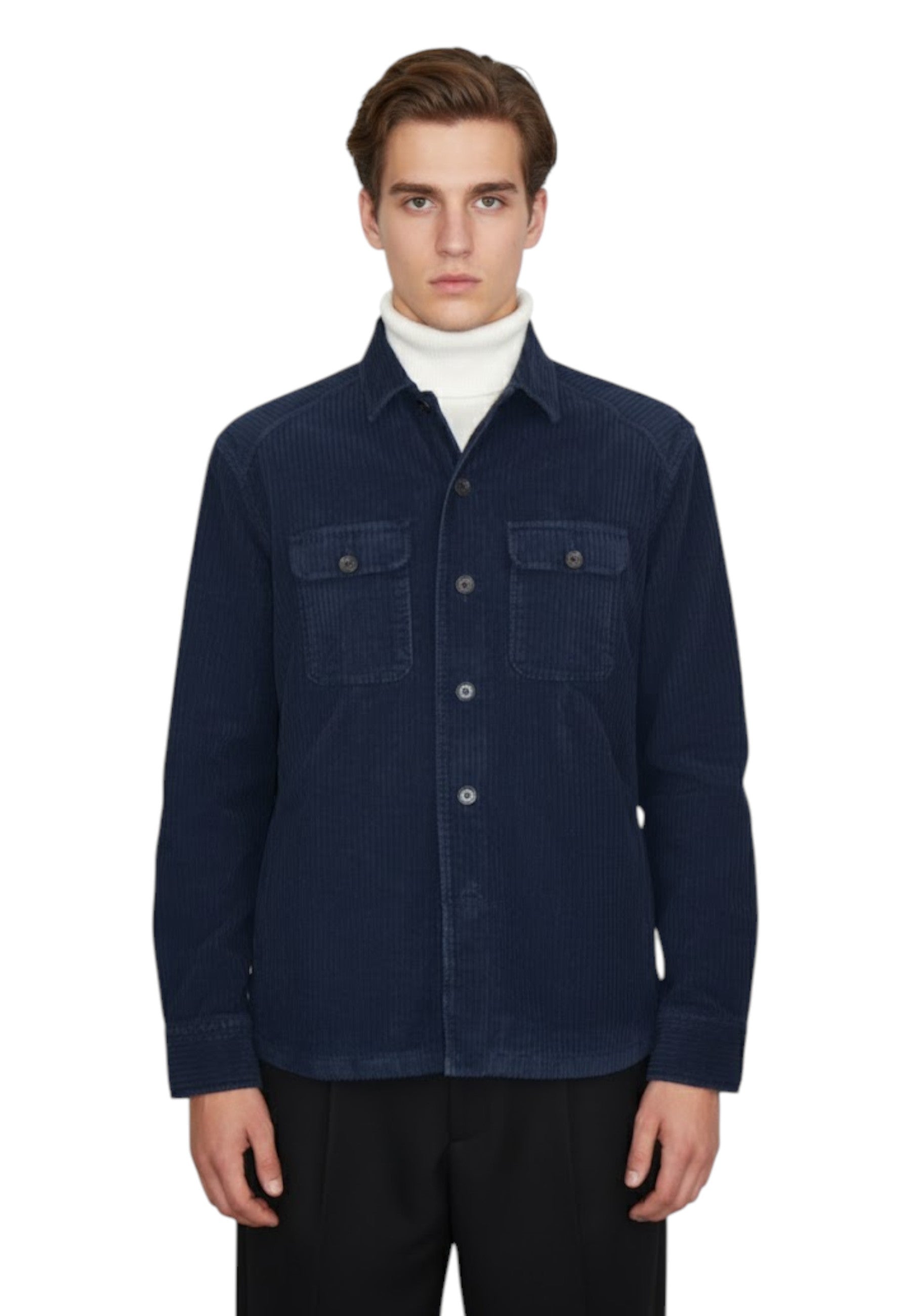 CAMICIE MANICA LUNGA Blu Grigio