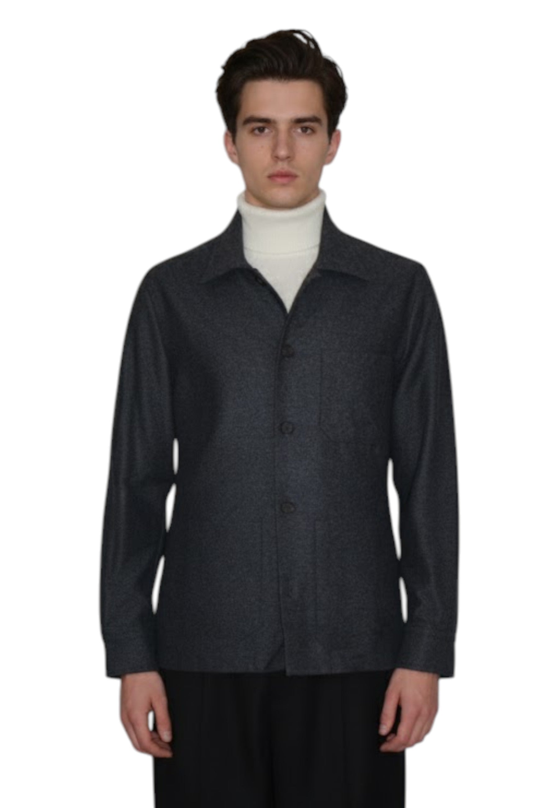 OVER SHIRT Grigio Grigio