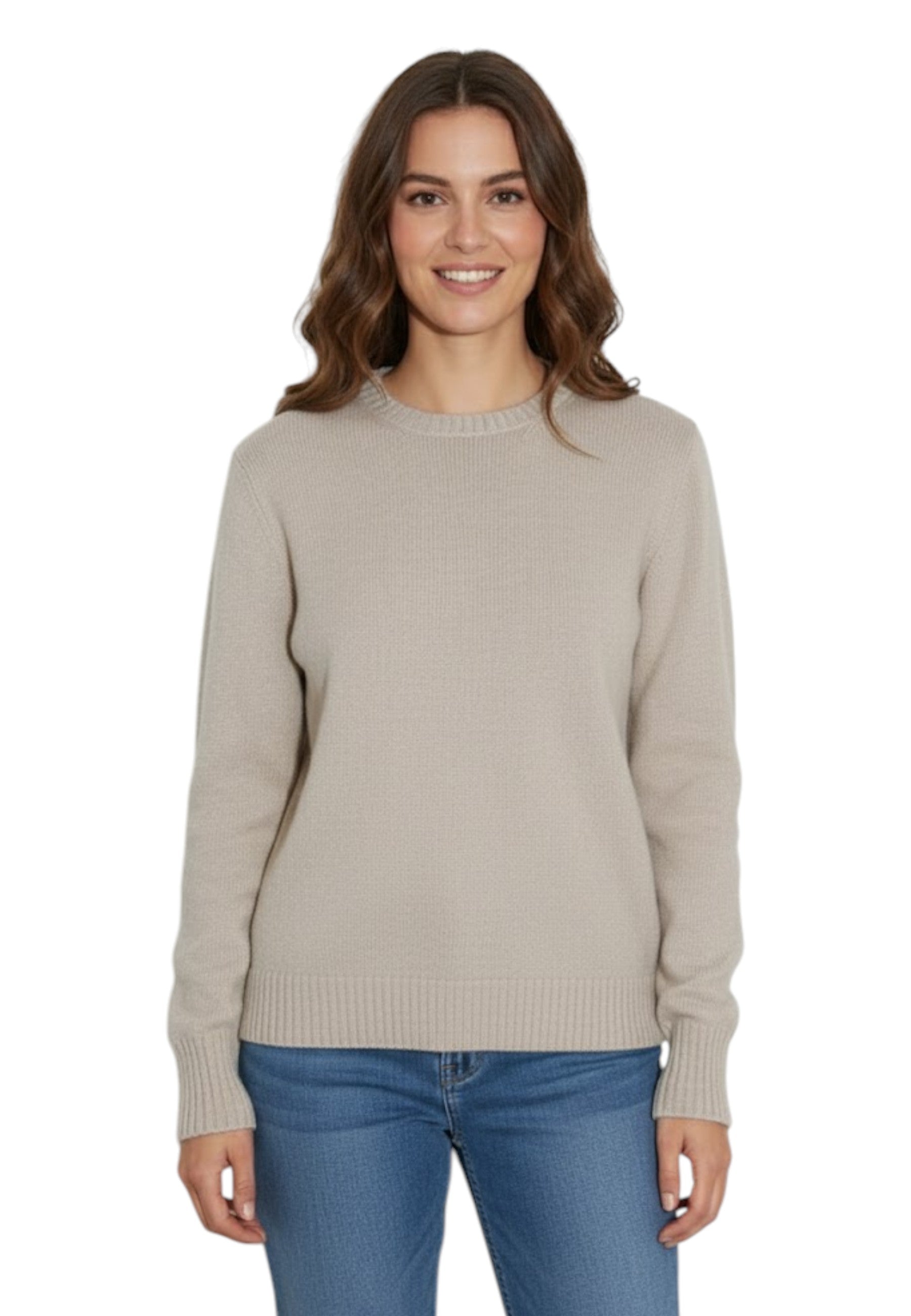 GIROCOLLO MANICA LUNGA Beige Gran Sasso