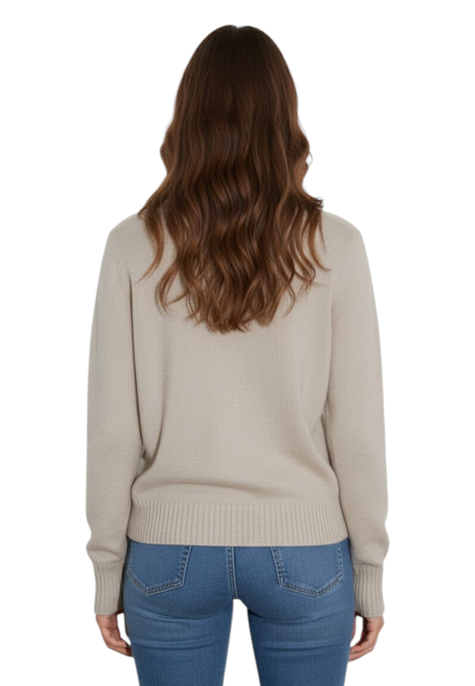 GIROCOLLO MANICA LUNGA Beige Gran Sasso