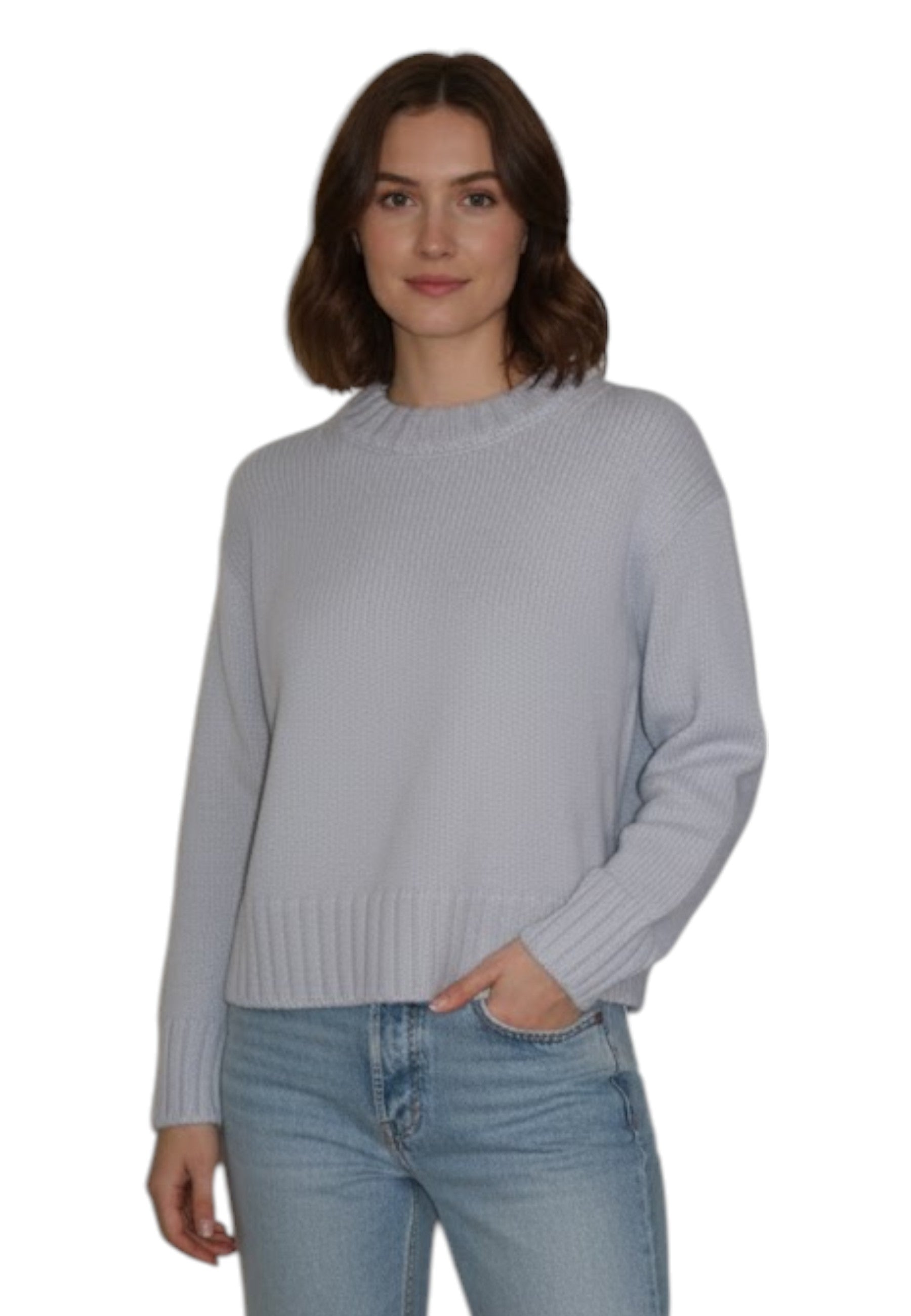 GIROCOLLO MANICA LUNGA Grigio Gran Sasso