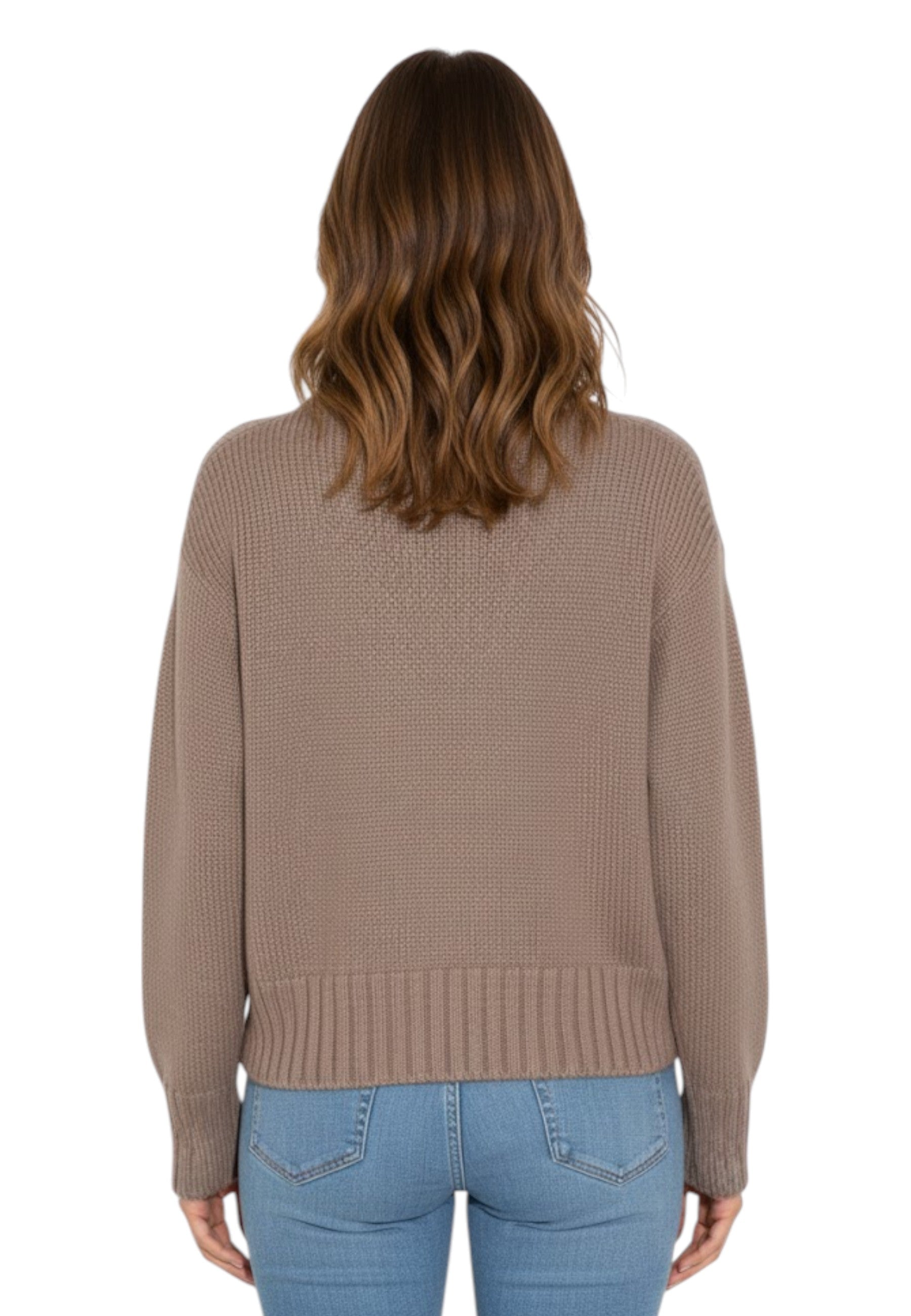 GIROCOLLO MANICA LUNGA Beige Gran Sasso