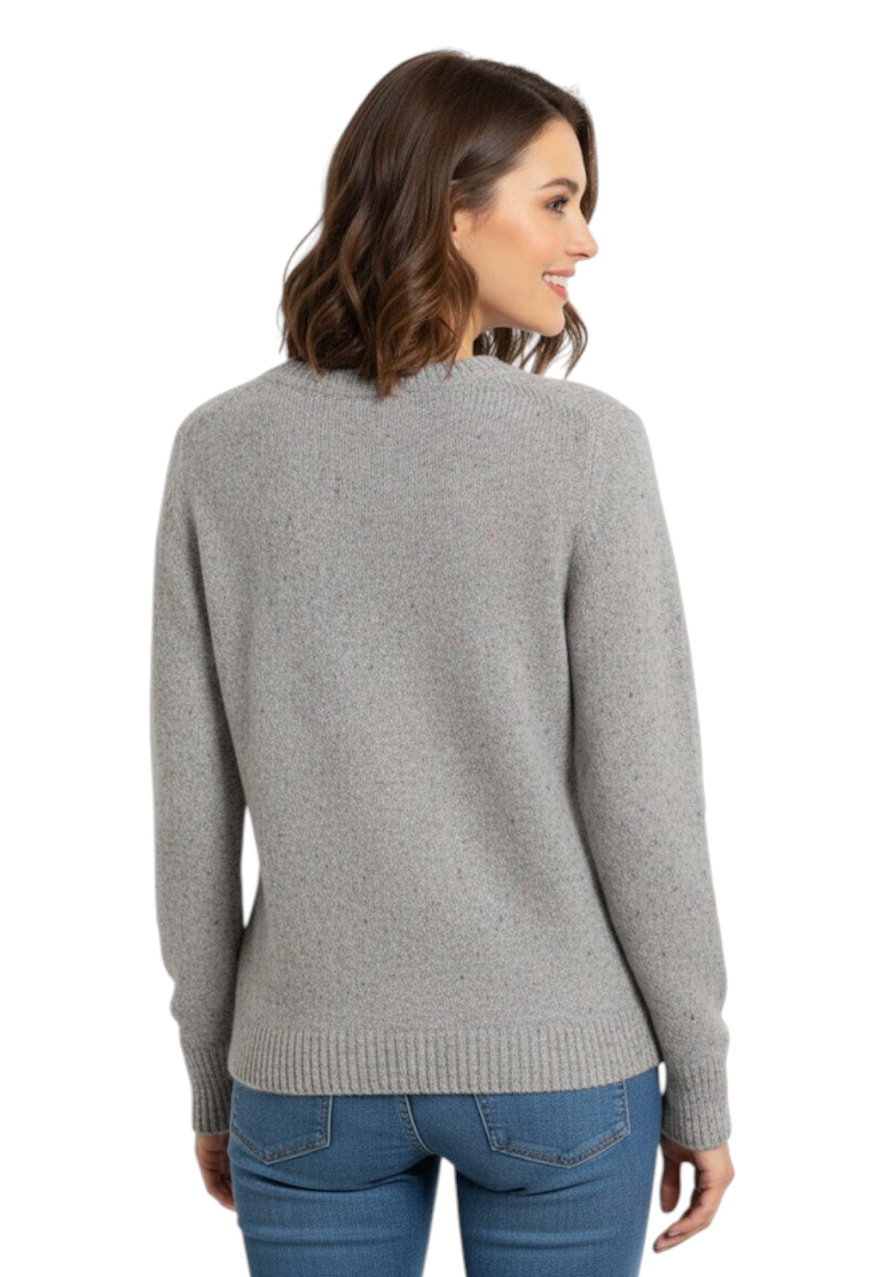 GIROCOLLO MANICA LUNGA Grigio Gran Sasso