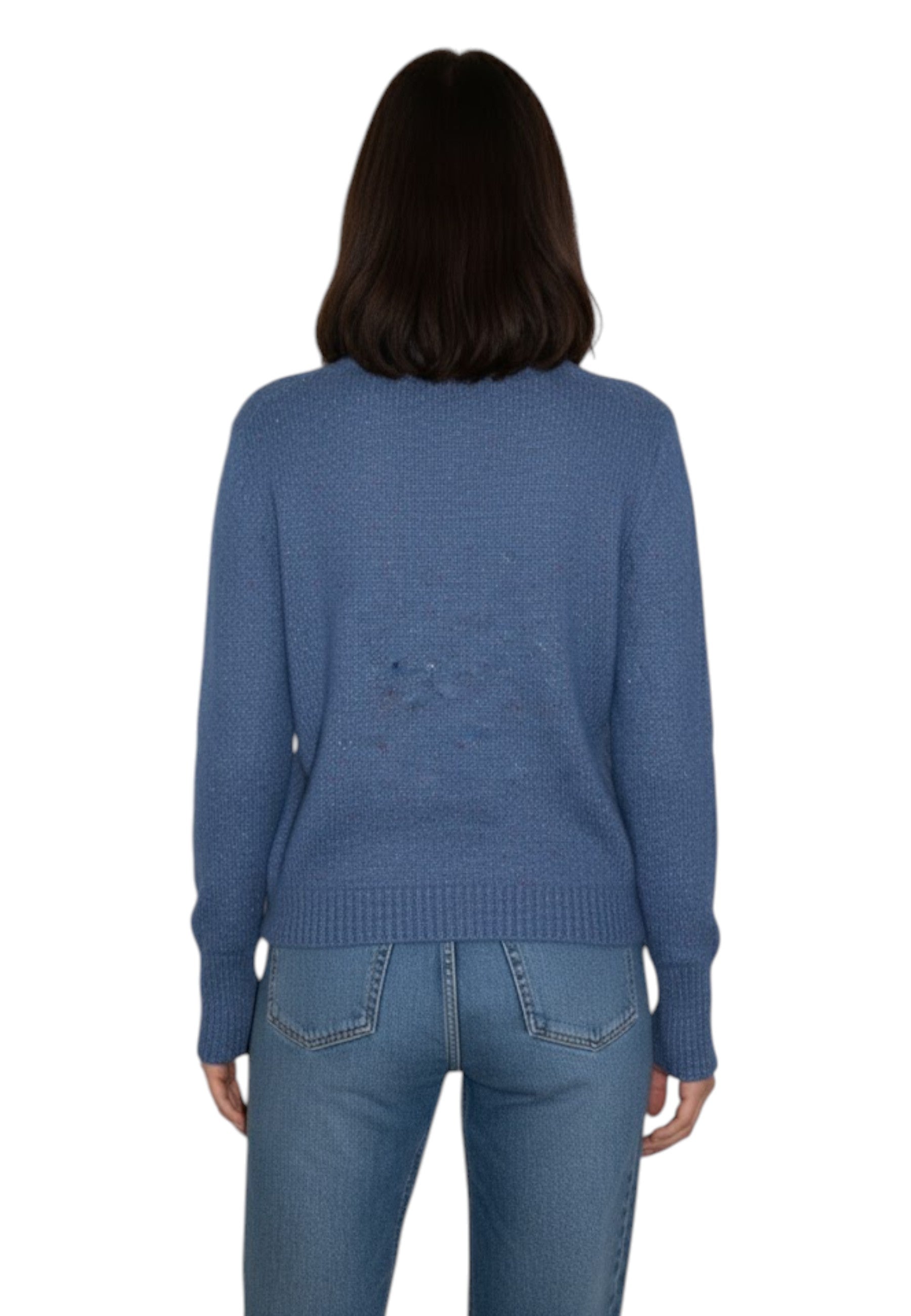 GIROCOLLO MANICA LUNGA Blu Gran Sasso