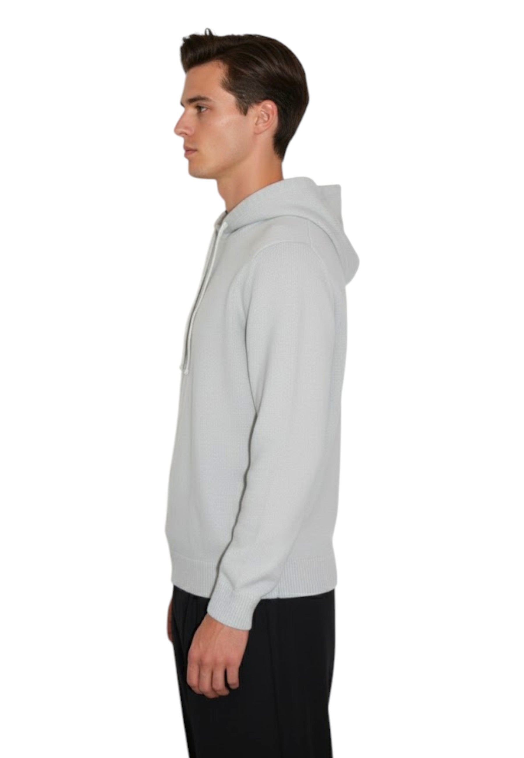 MAGLIE CON CAPPUCCIO Grigio Outfit