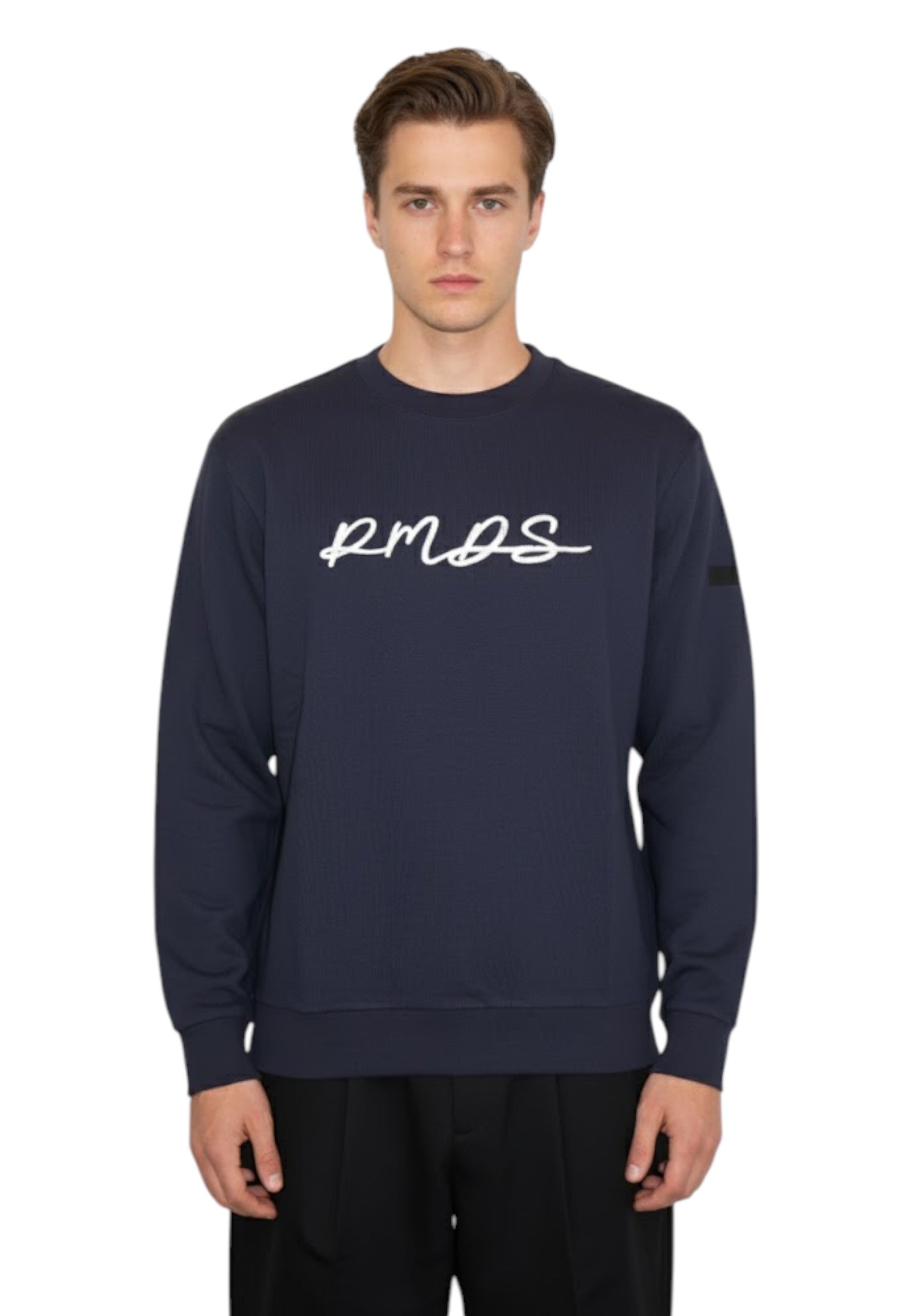 FELPA A GIROCOLLO Blu Pmds