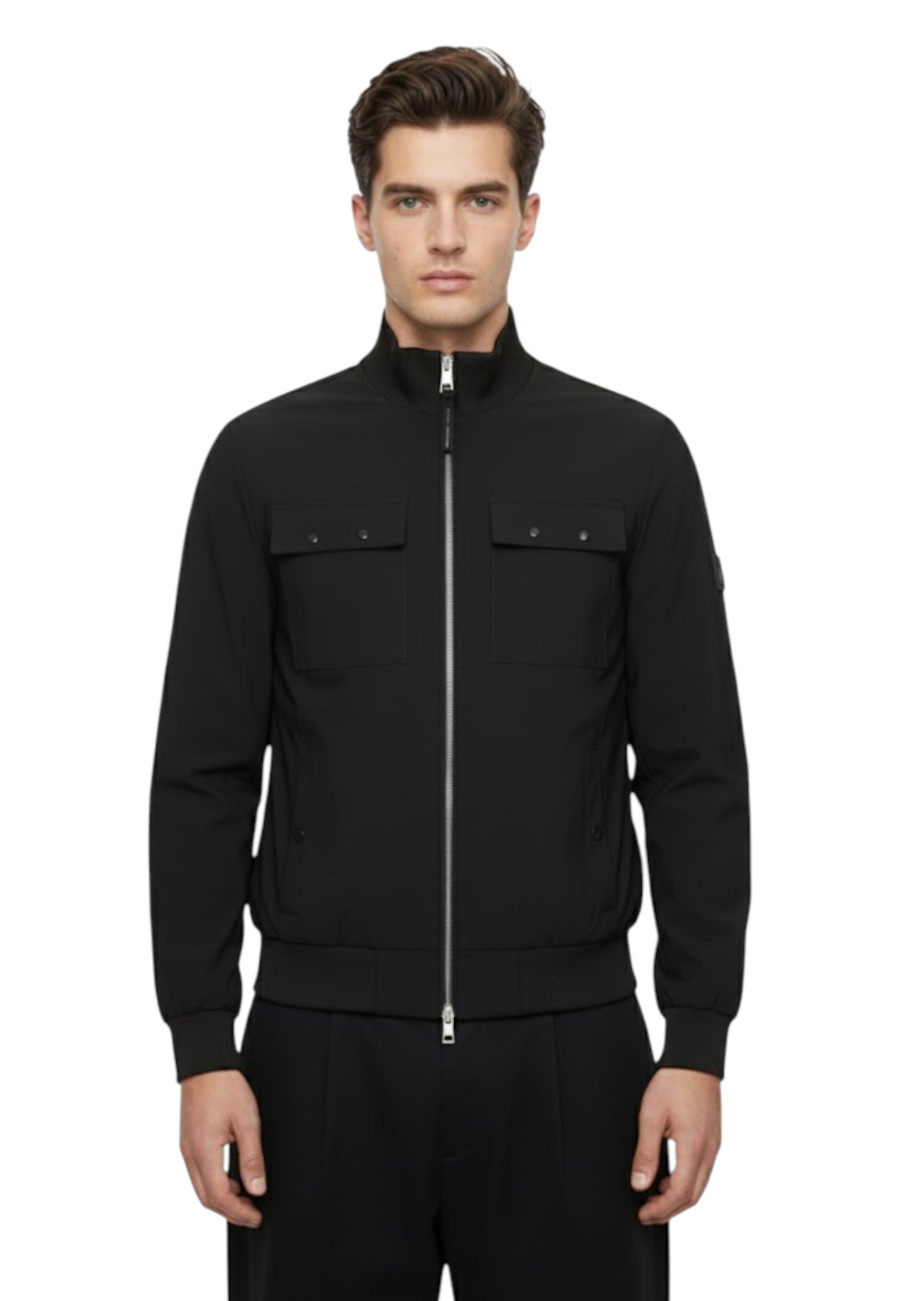 FELPA A GIROCOLLO Nero Pmds