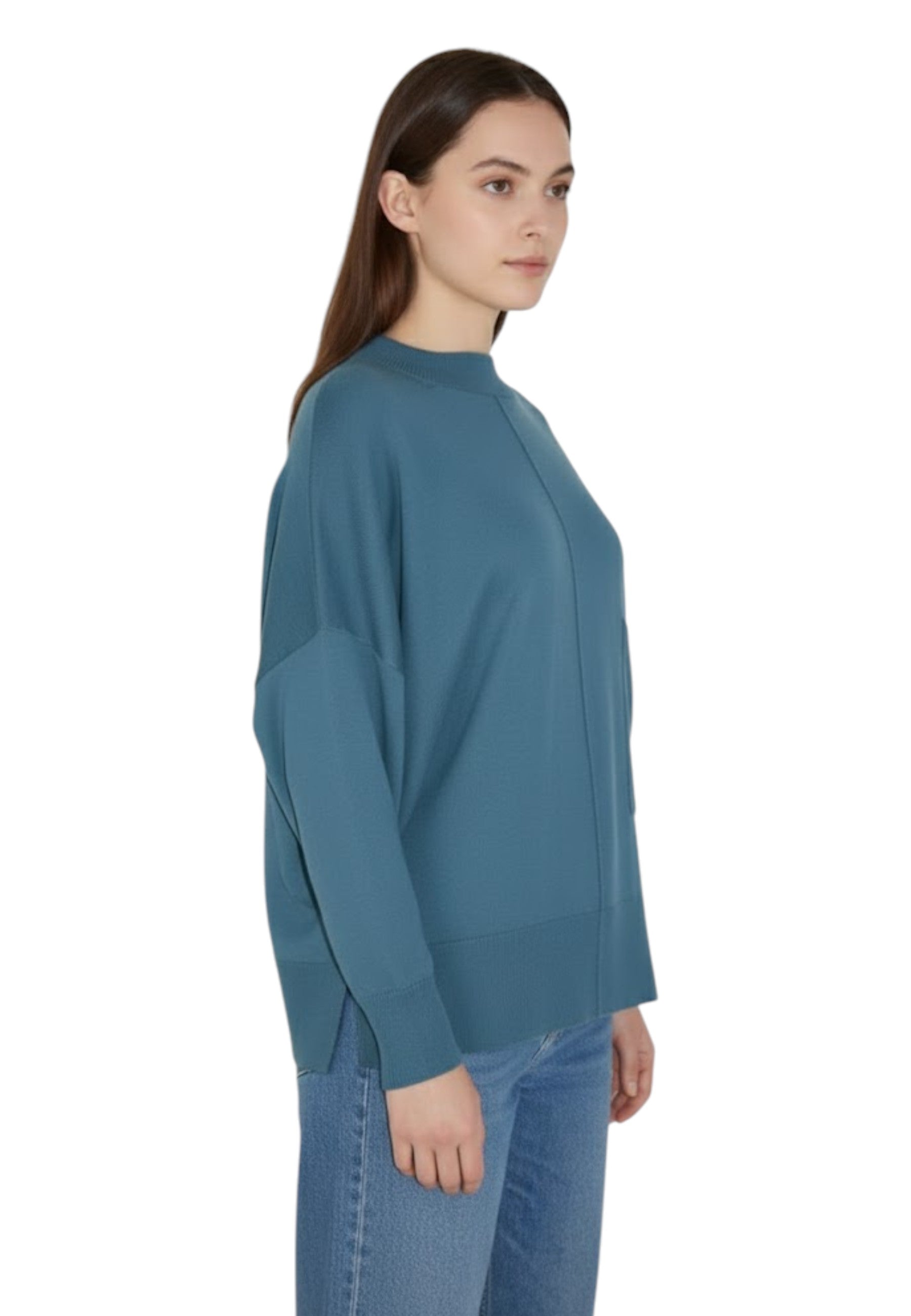 GIROCOLLO MANICA LUNGA Blu Jei-o Laboratorio