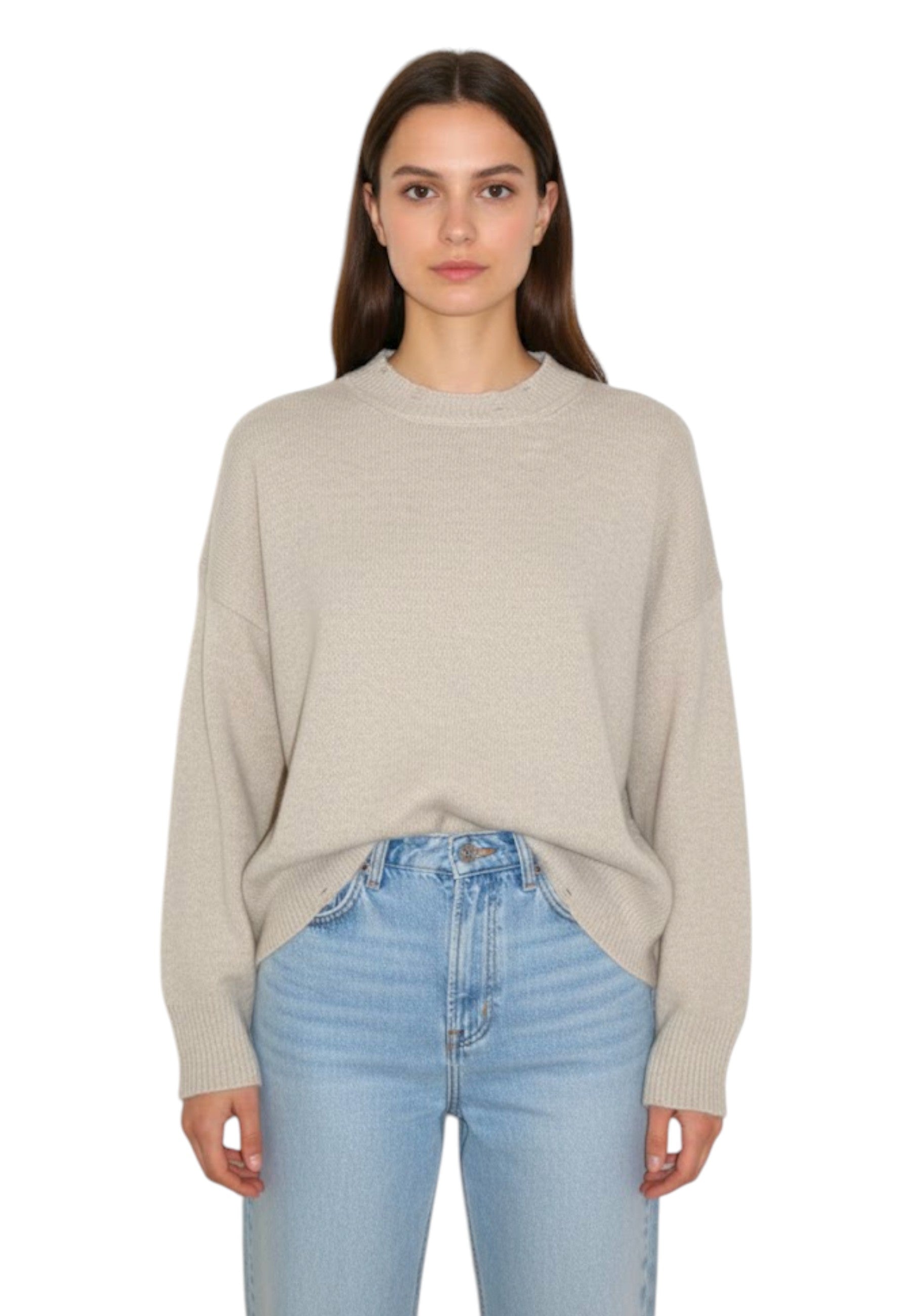 GIROCOLLO MANICA LUNGA Beige Jei-o Laboratorio