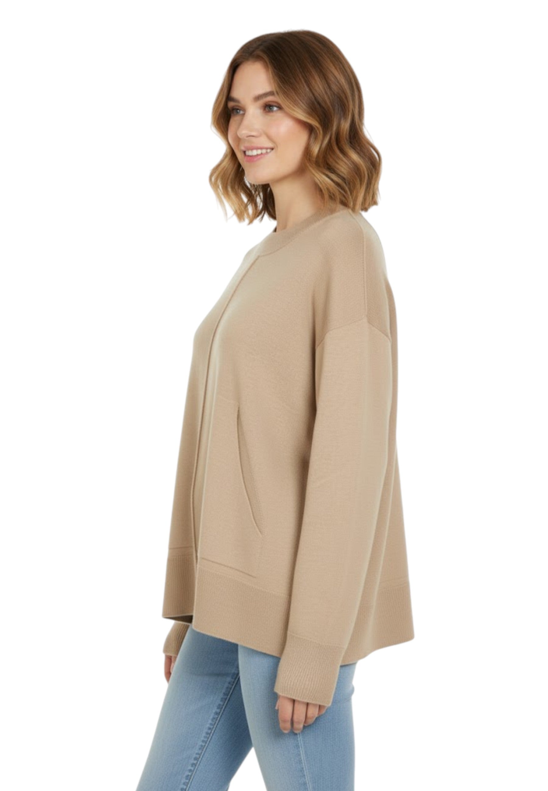 GIROCOLLO MANICA LUNGA Beige Jei-o Laboratorio