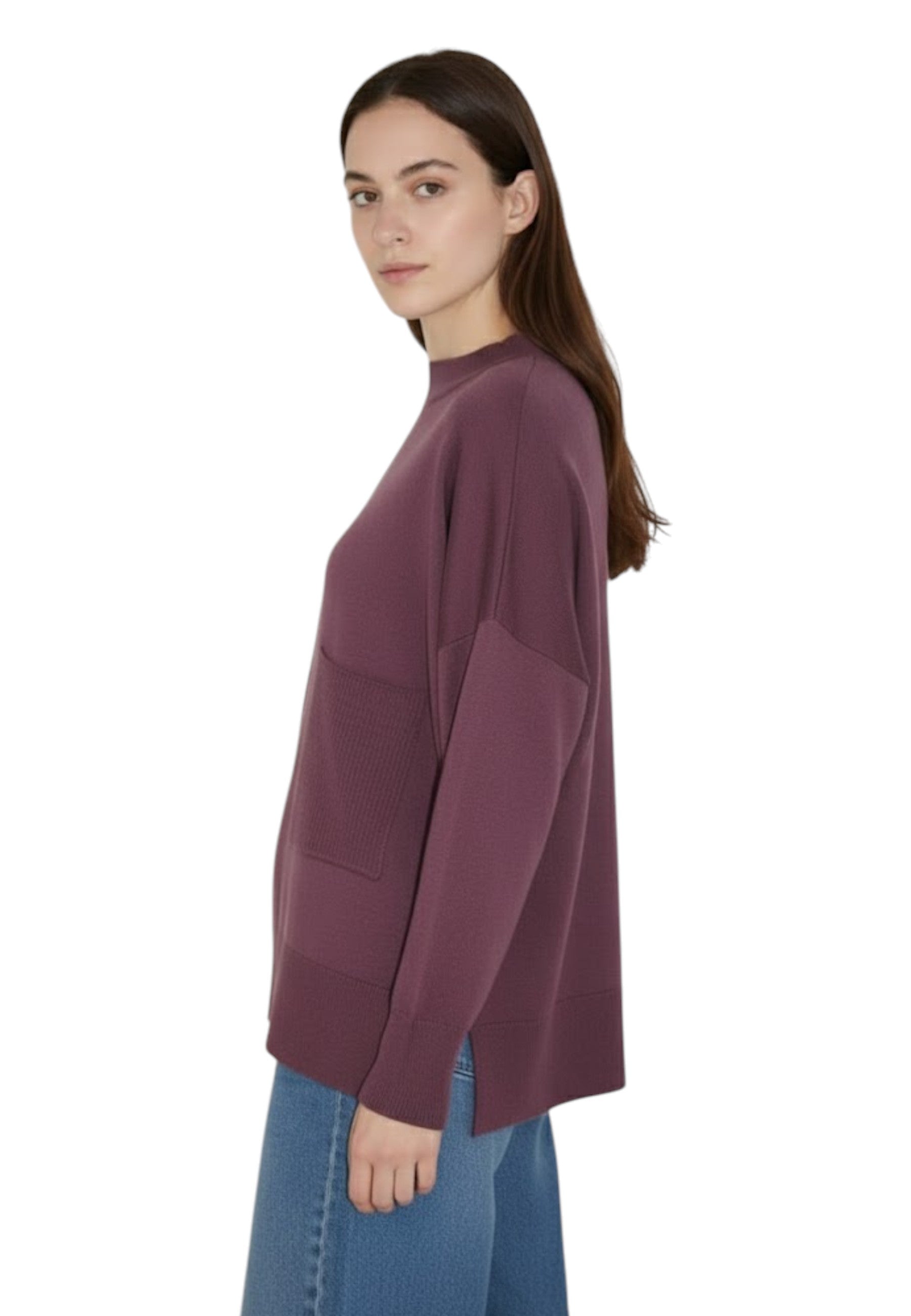 GIROCOLLO MANICA LUNGA Marrone Jei-o Laboratorio