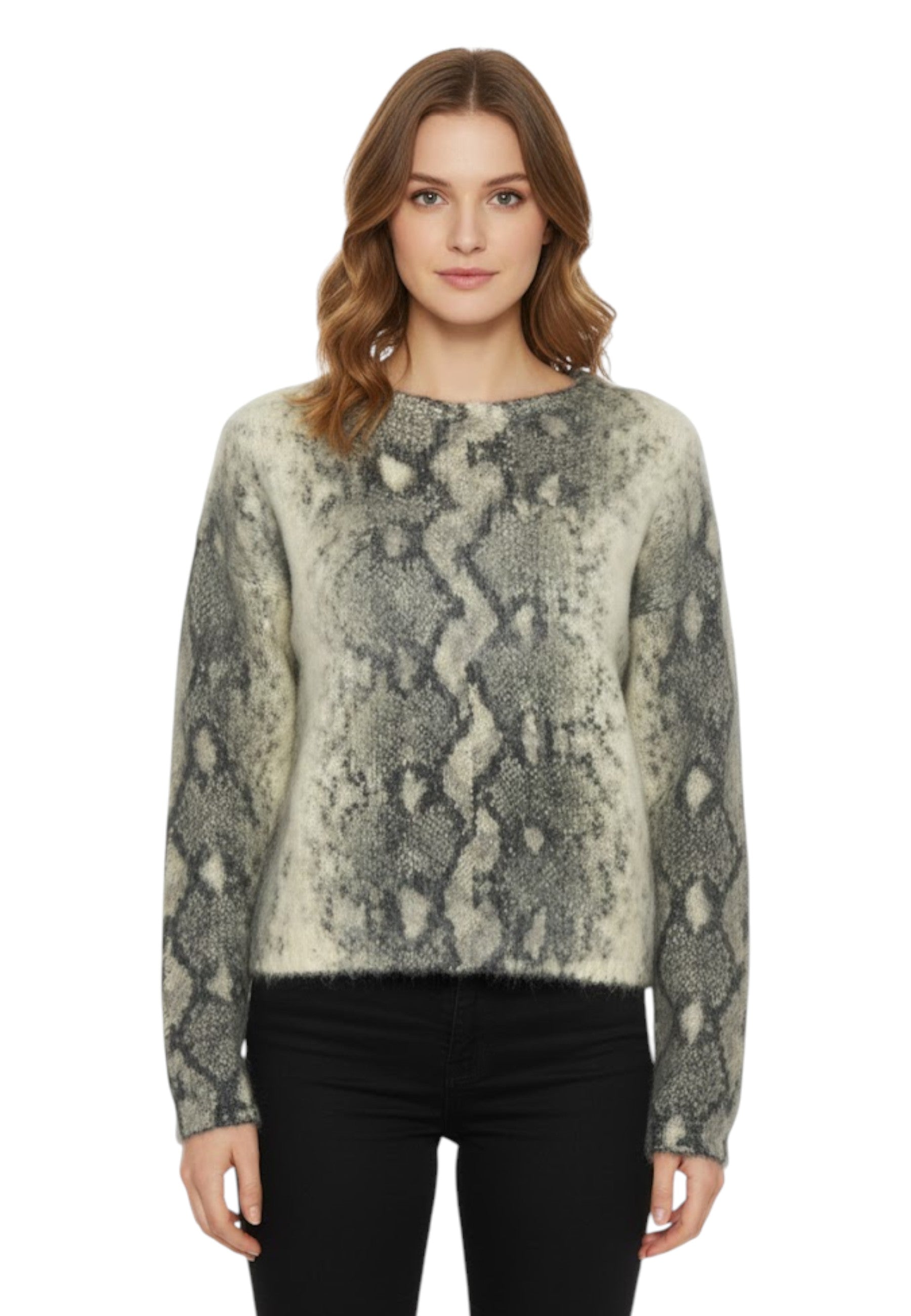 GIROCOLLO MANICA LUNGA Grigio Solotre