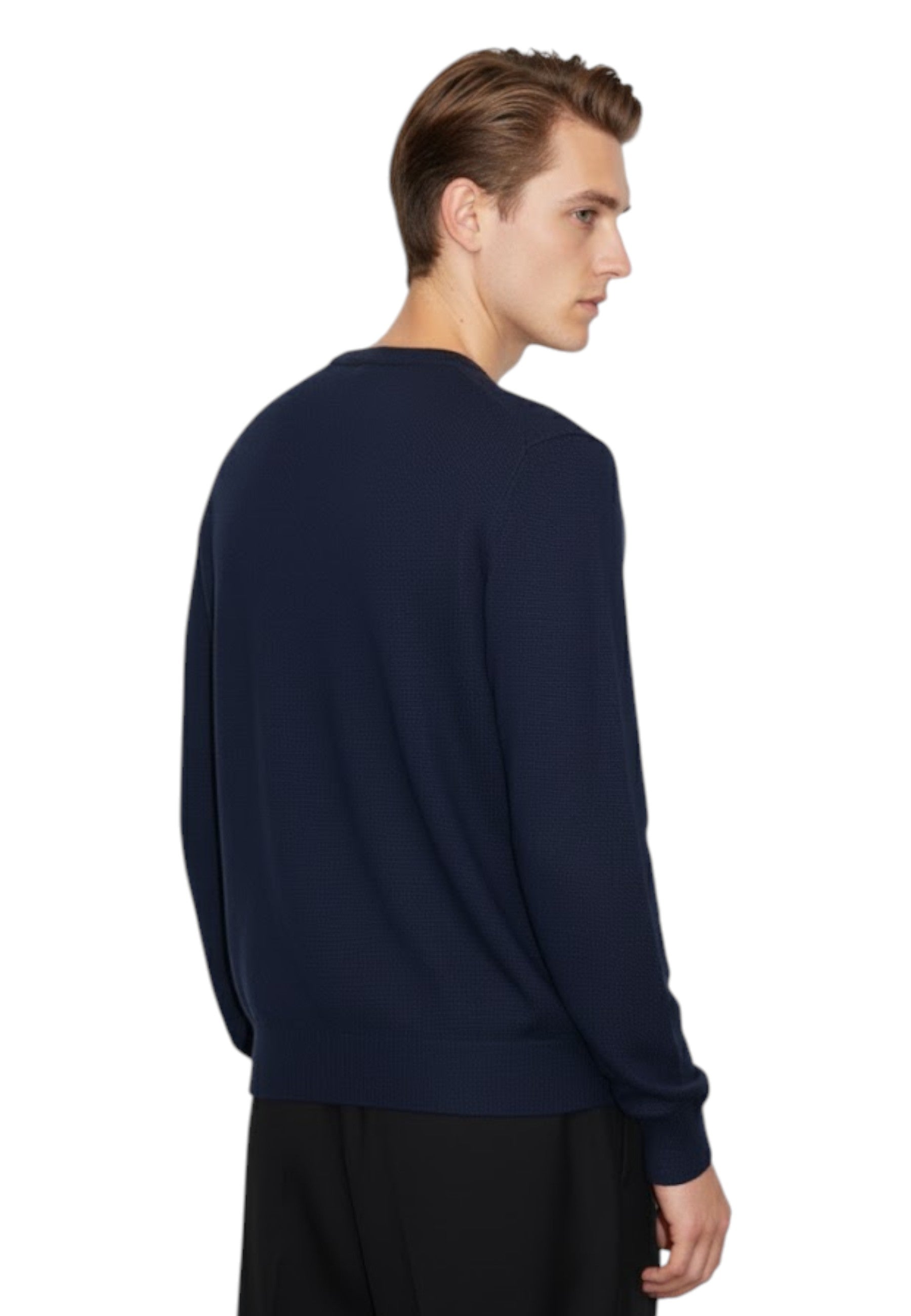 GIROCOLLO MANICA LUNGA Blu Della Spiga