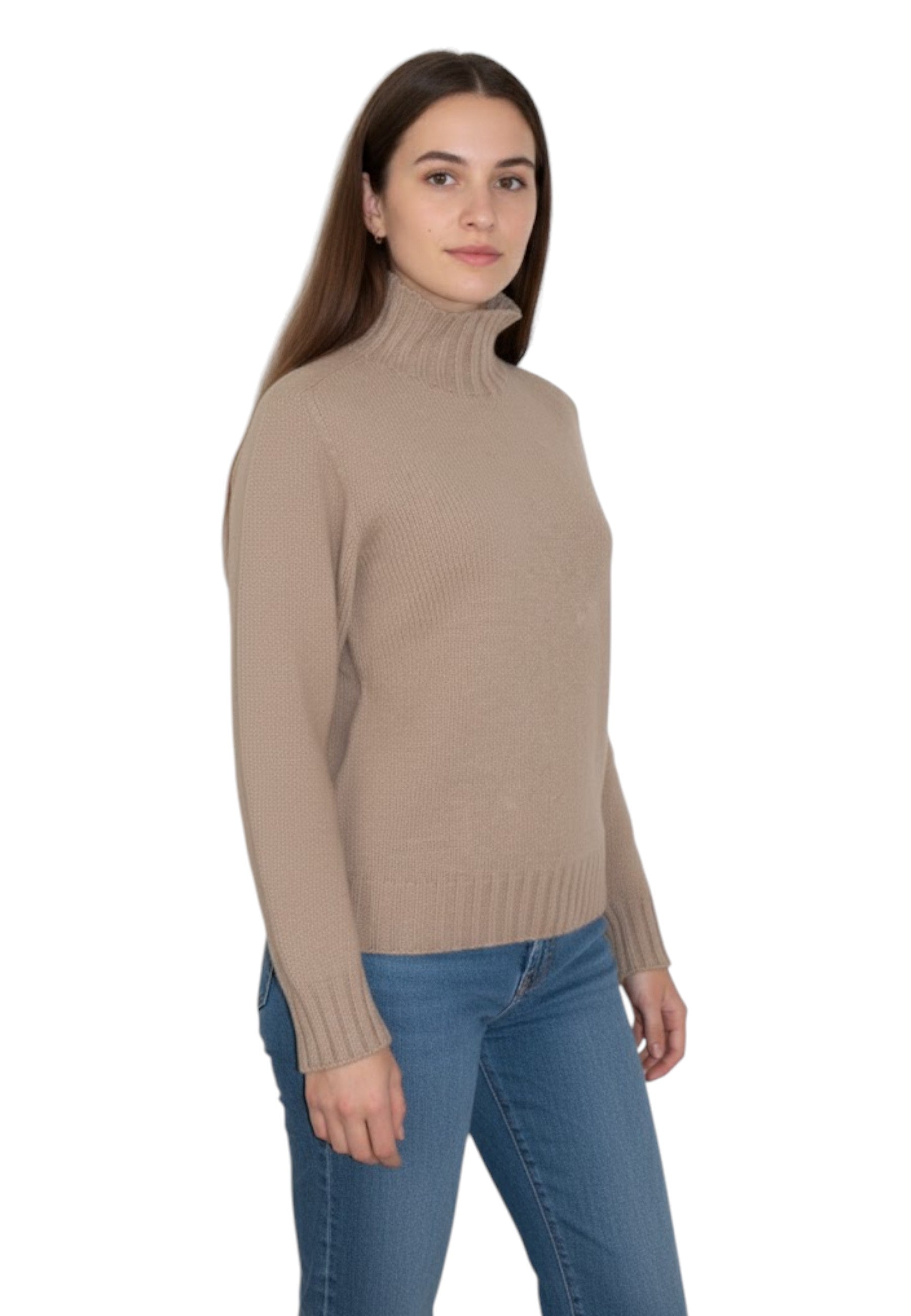 MAGLIE A LUPETTO Beige Della Spiga