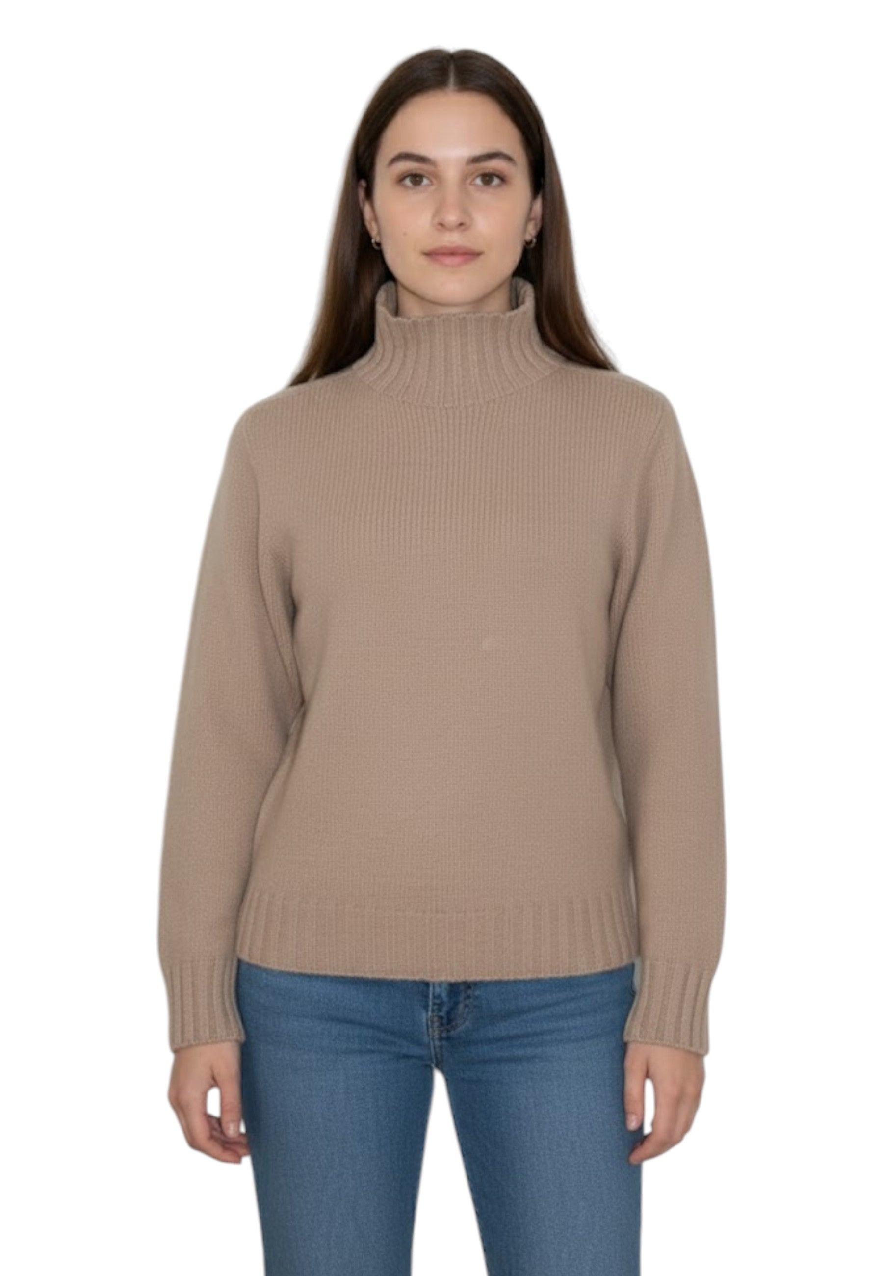 MAGLIE A LUPETTO Beige Della Spiga