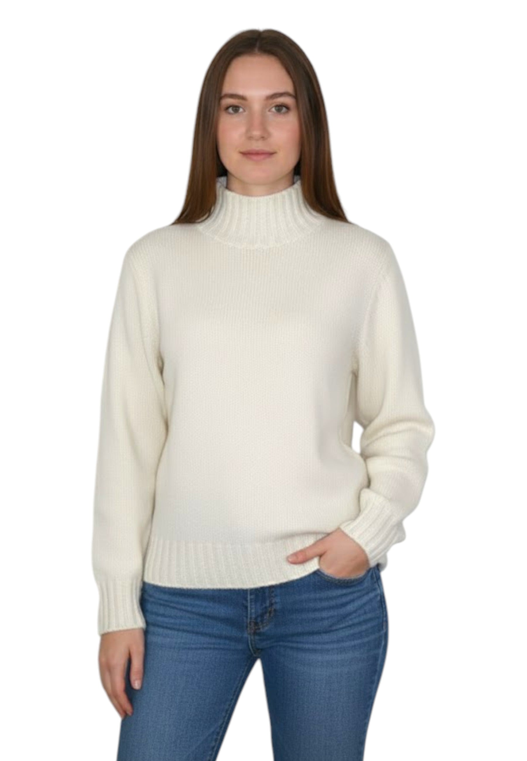 MAGLIE A LUPETTO Panna Della Spiga