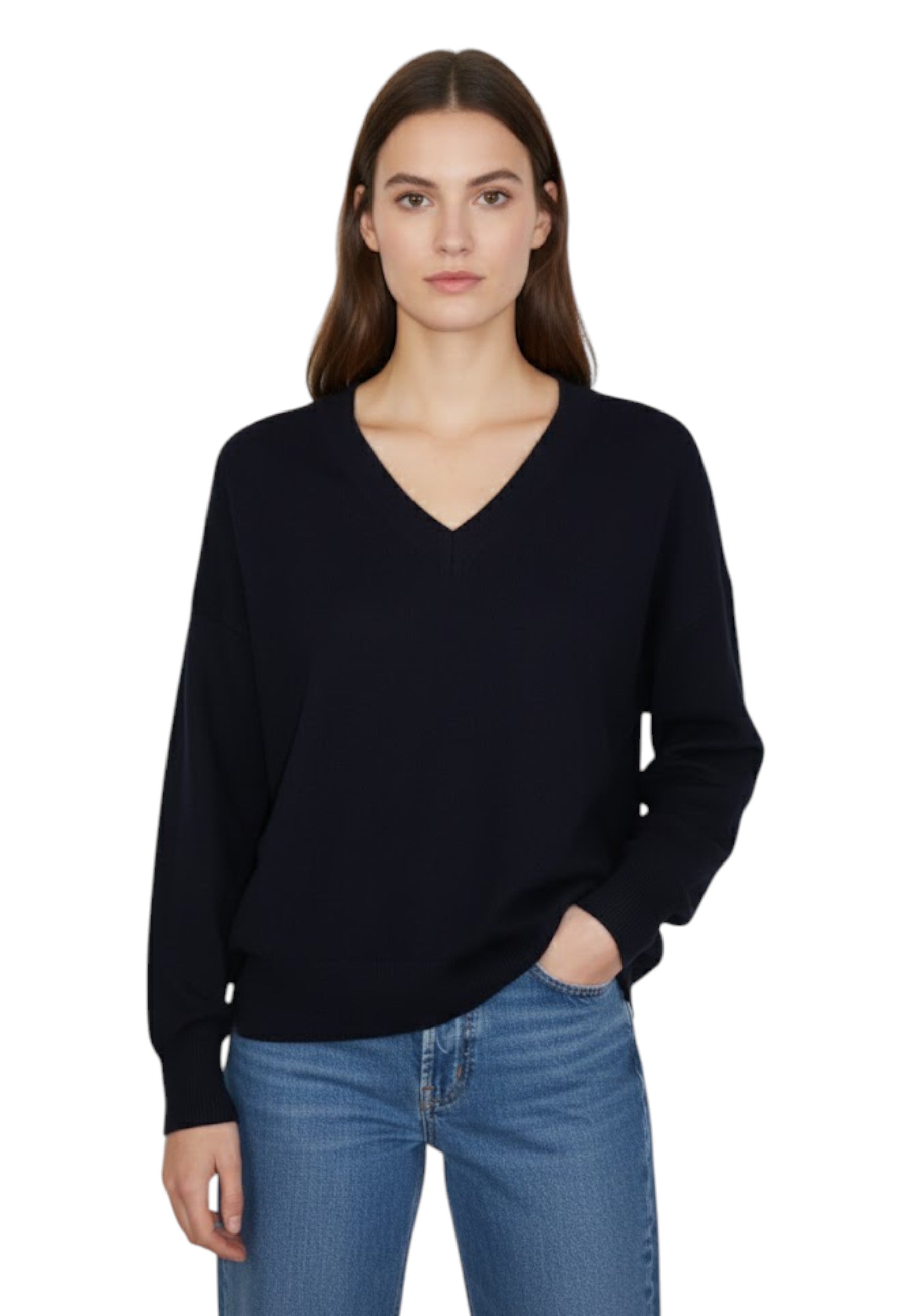 MAGLIE A V Blu Della Spiga