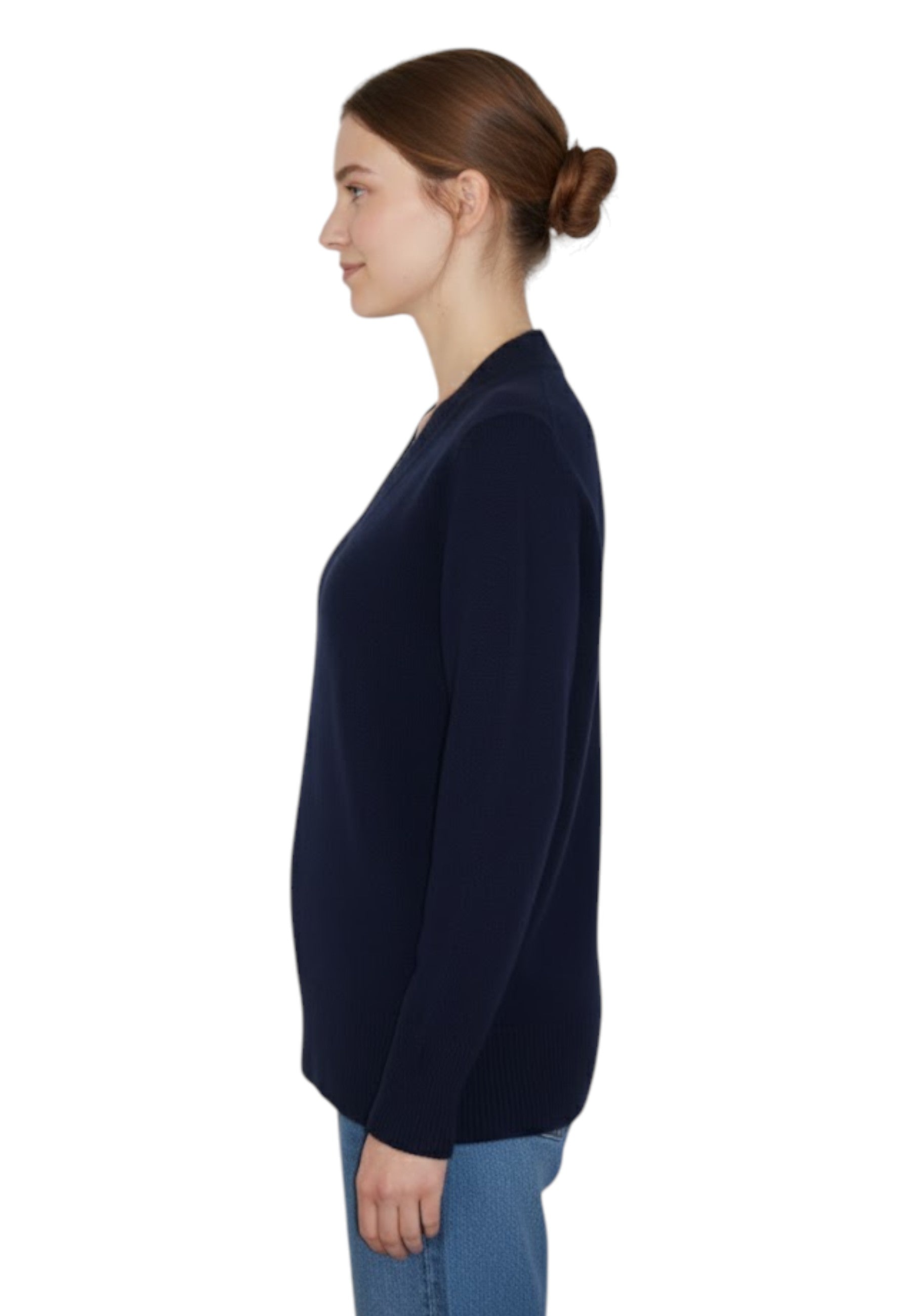 MAGLIE A V Blu Hekla & Co