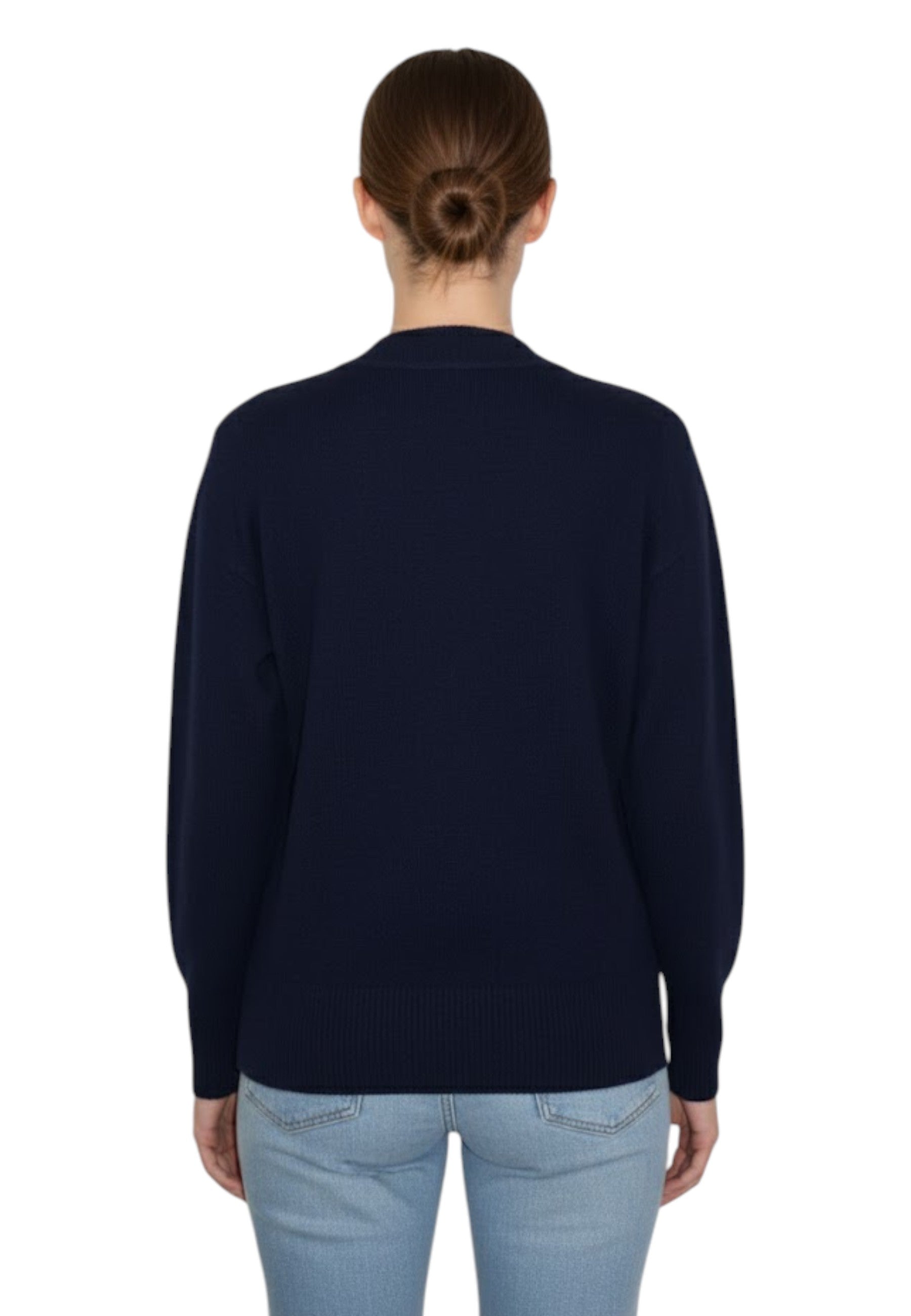 MAGLIE A V Blu Hekla & Co