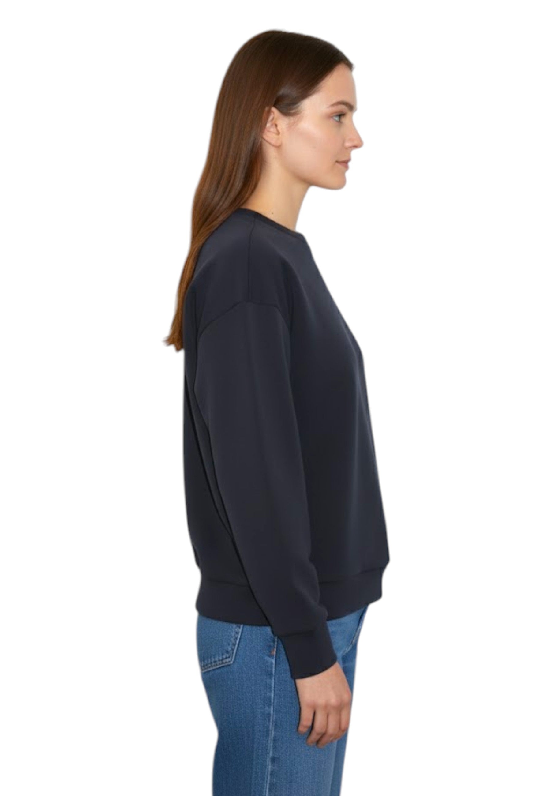 FELPA A GIROCOLLO Nero Woc