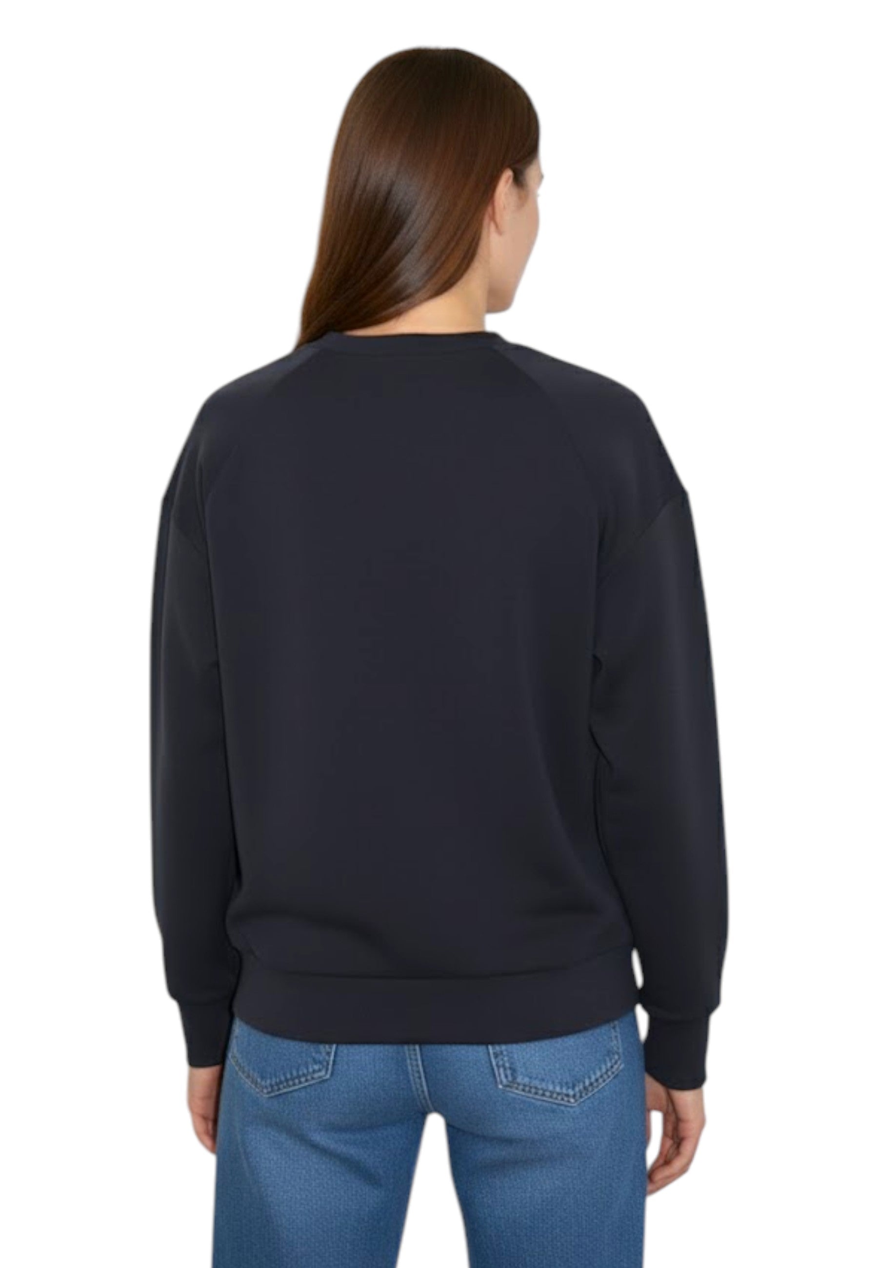 FELPA A GIROCOLLO Nero Woc