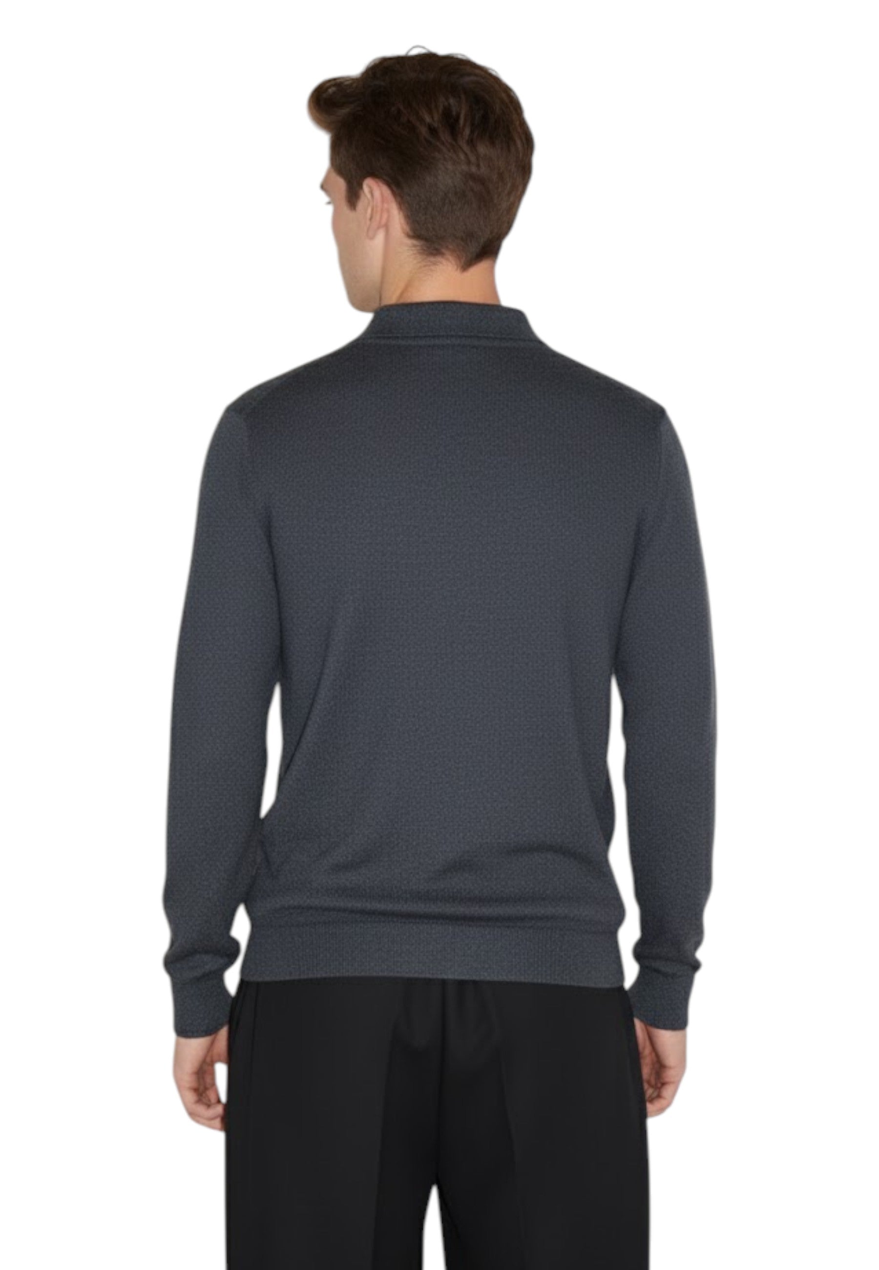 POLO A MANICA LUNGA Nero Jean Paul