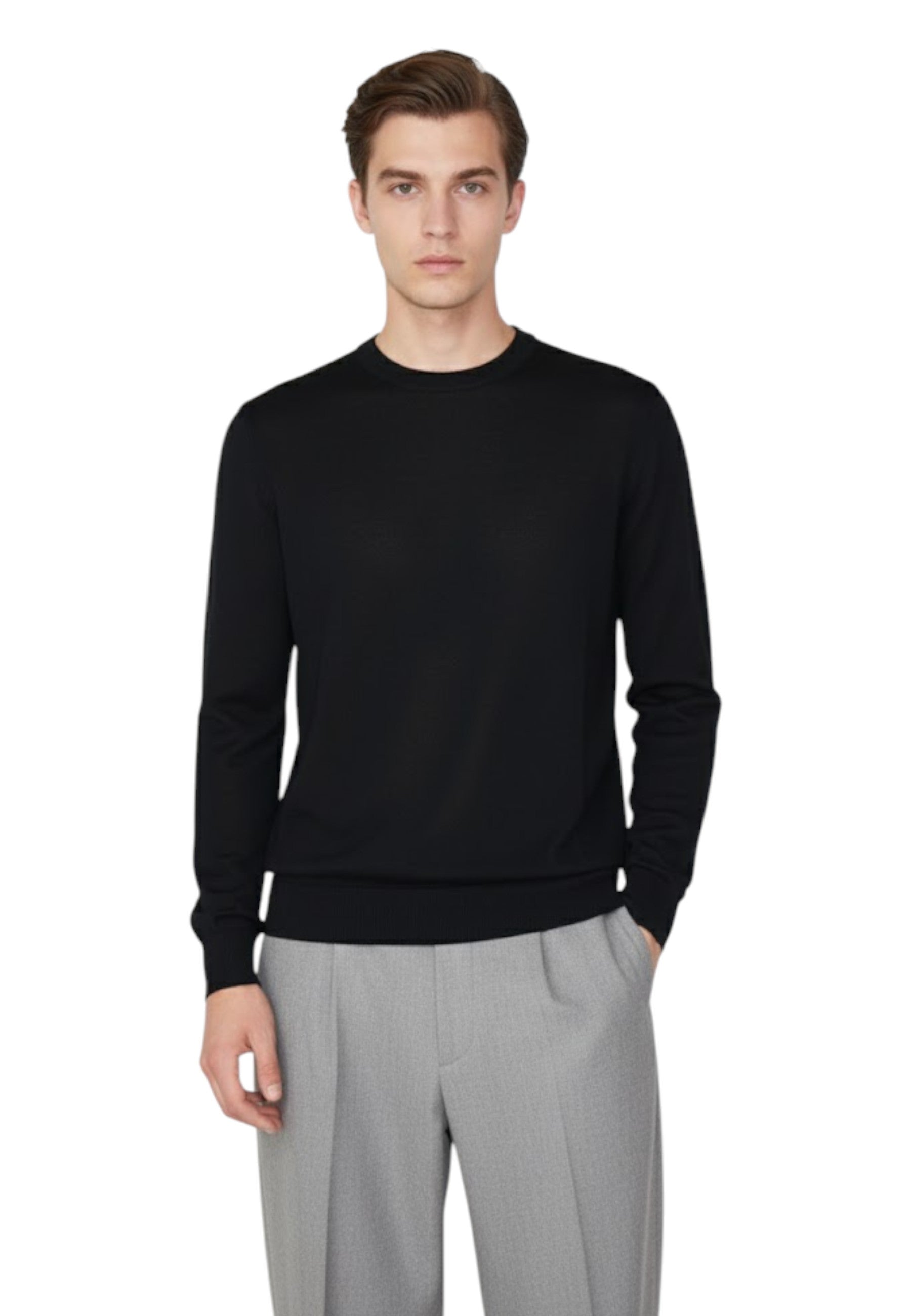 GIROCOLLO MANICA LUNGA Nero Jean Paul