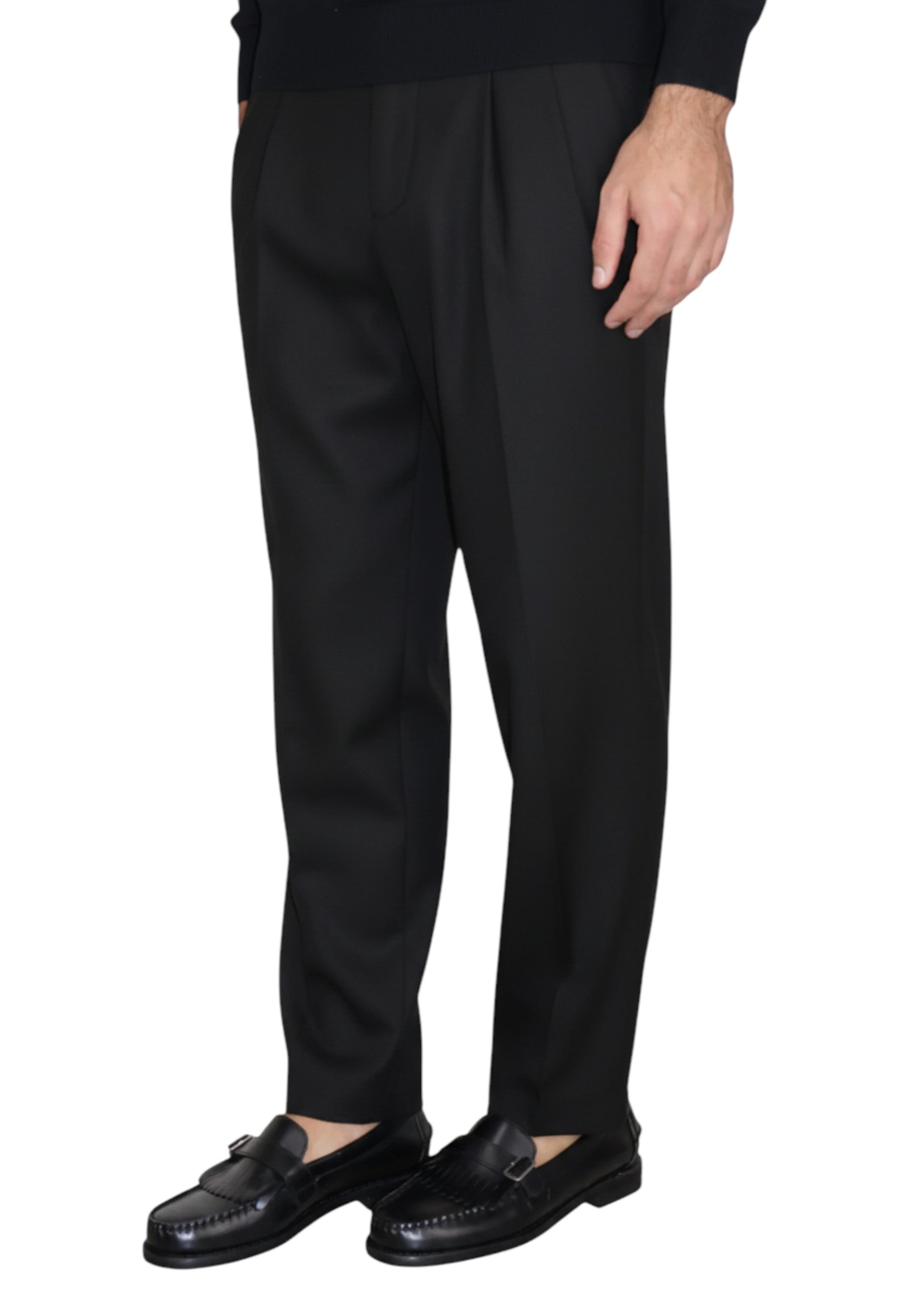 PANTALONI Nero White Sand