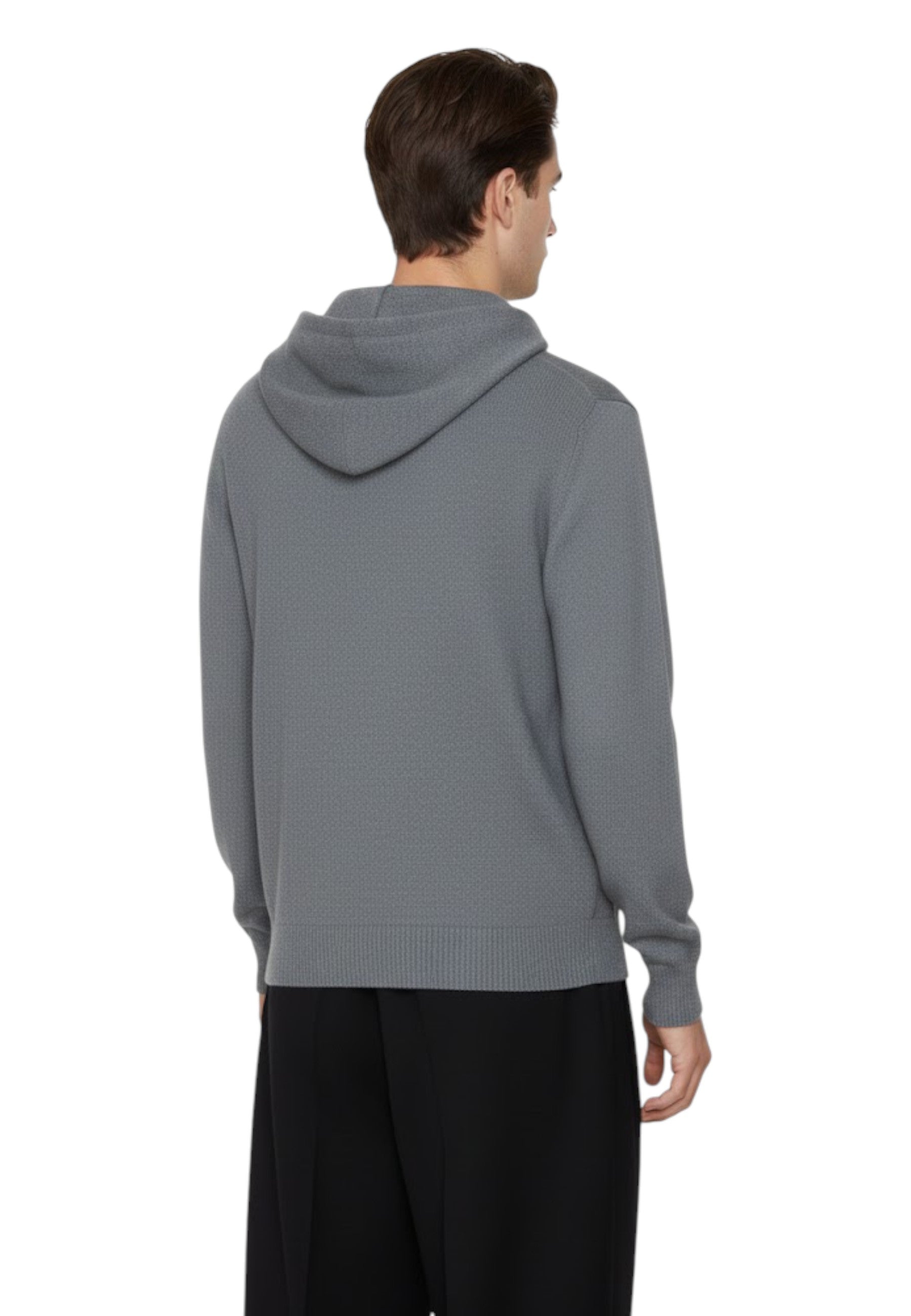 MAGLIE CON ZIP Grigio Della Spiga