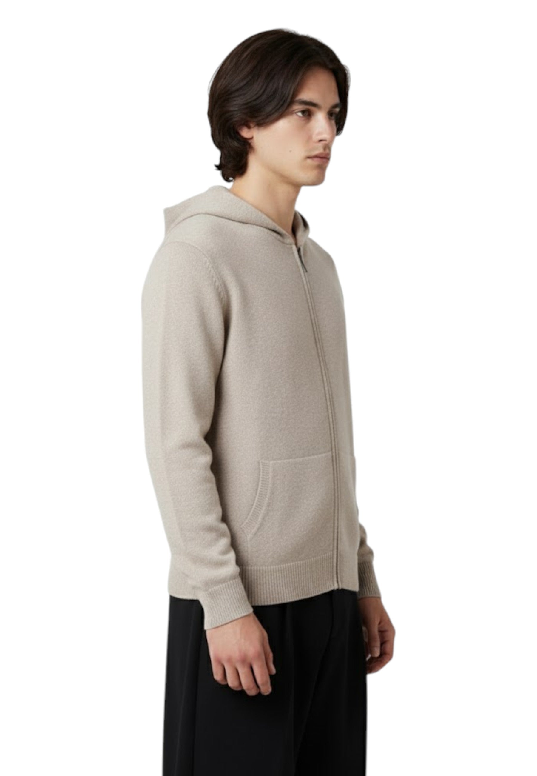 MAGLIE CON ZIP Beige Della Spiga