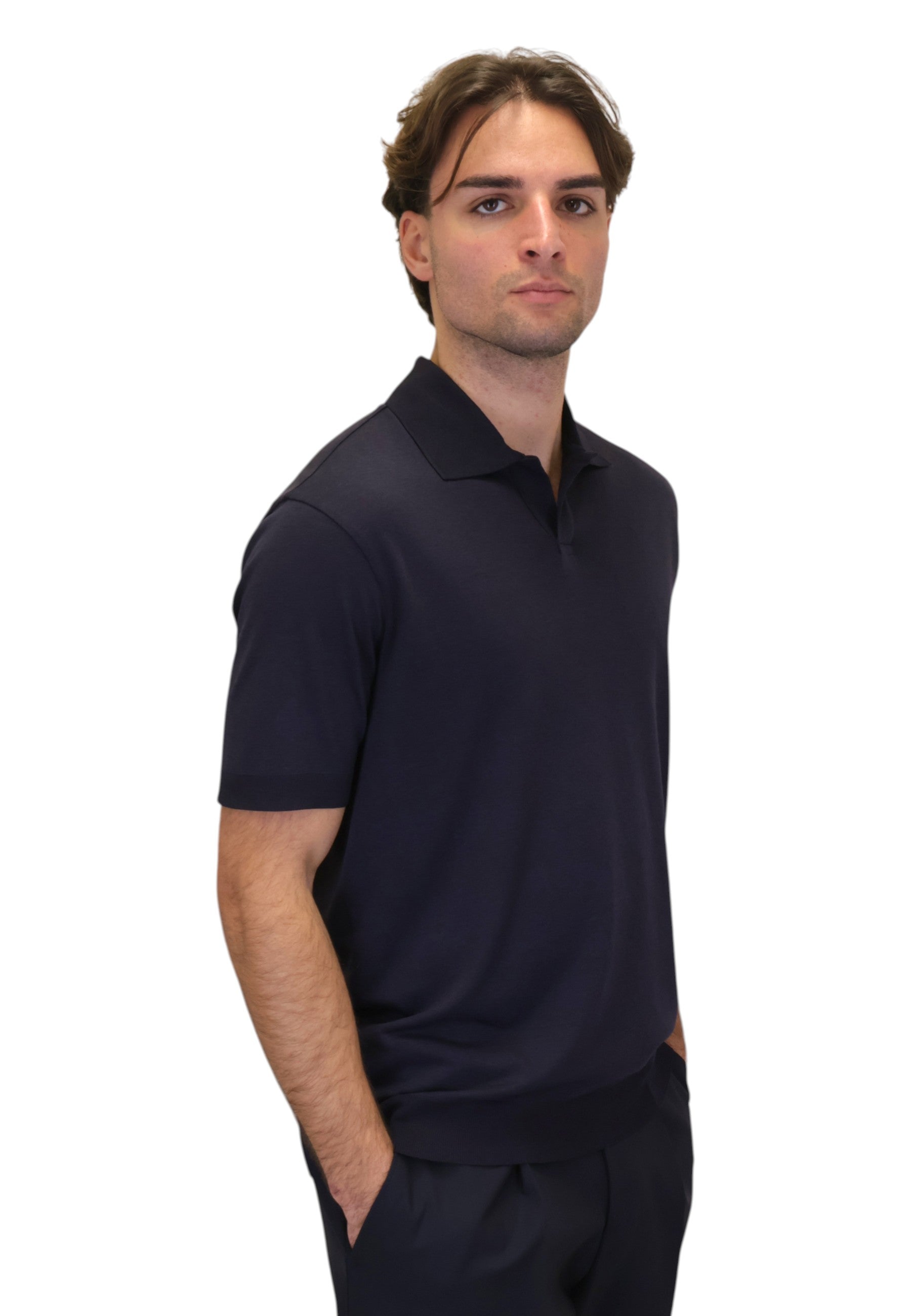 POLO A MANICA CORTA Blu Altea