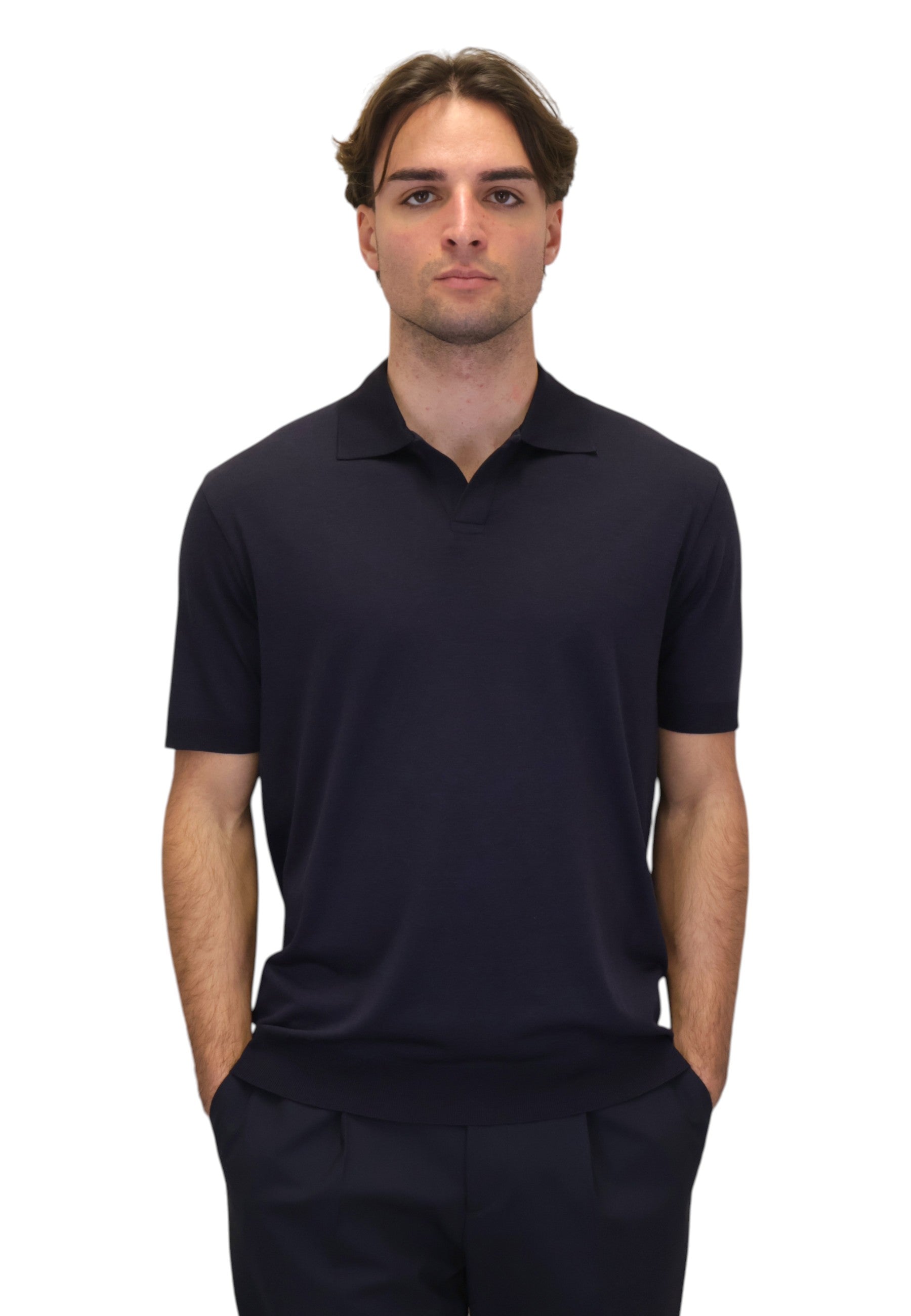 POLO A MANICA CORTA Blu Altea