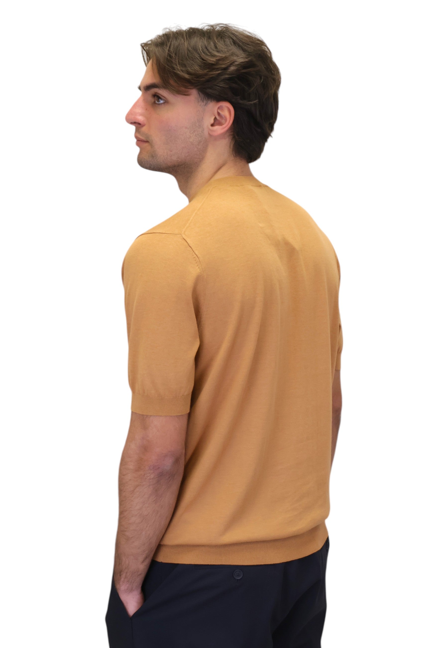 GIROCOLLO MANICA CORTA Beige Altea