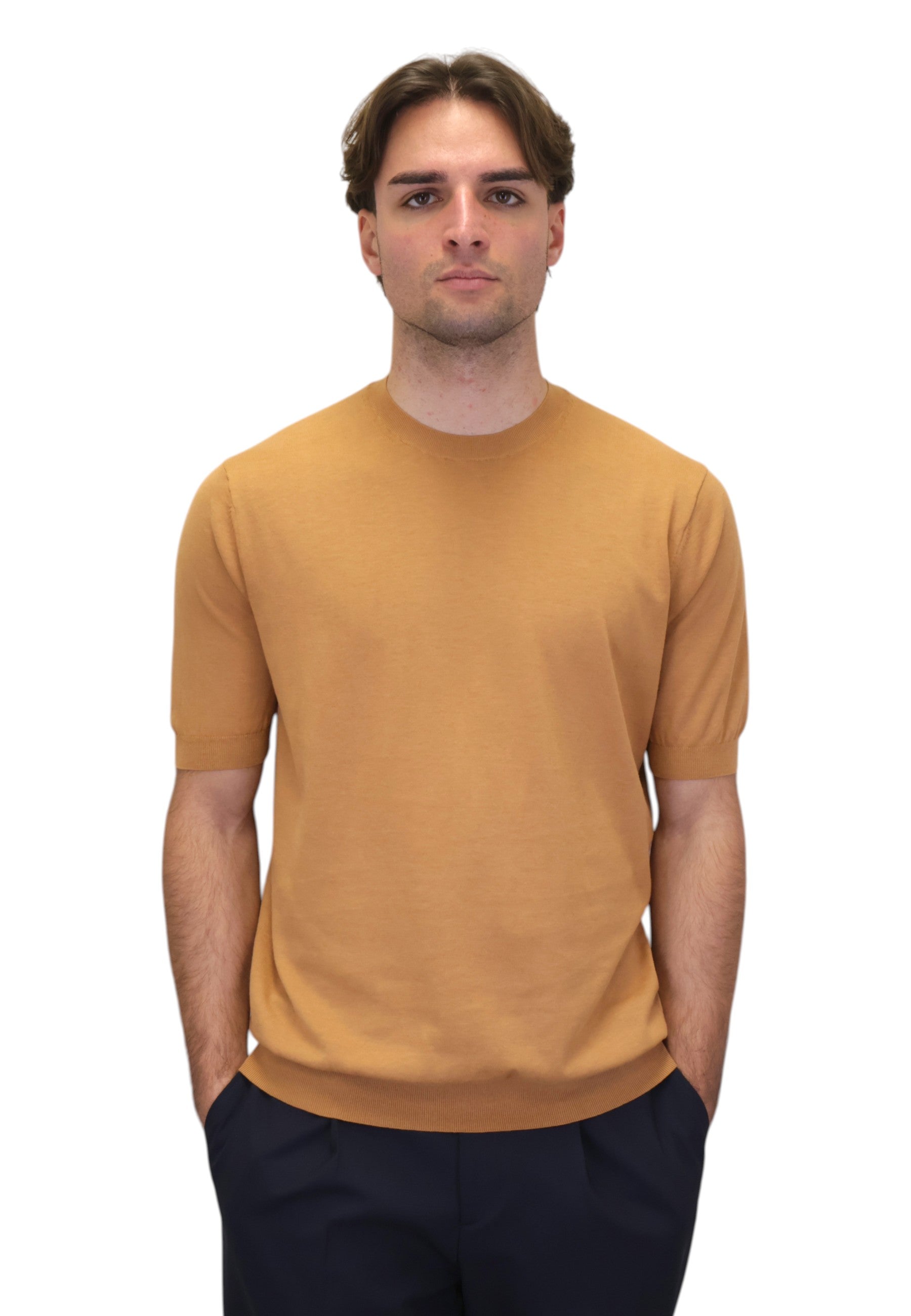 GIROCOLLO MANICA CORTA Beige Altea