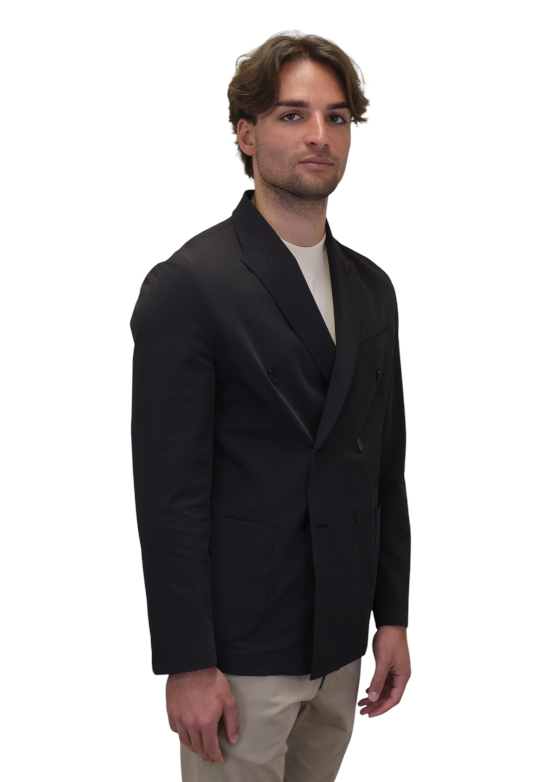 BLAZER DOPPIOPETTO Nero Bottega Marchigiana