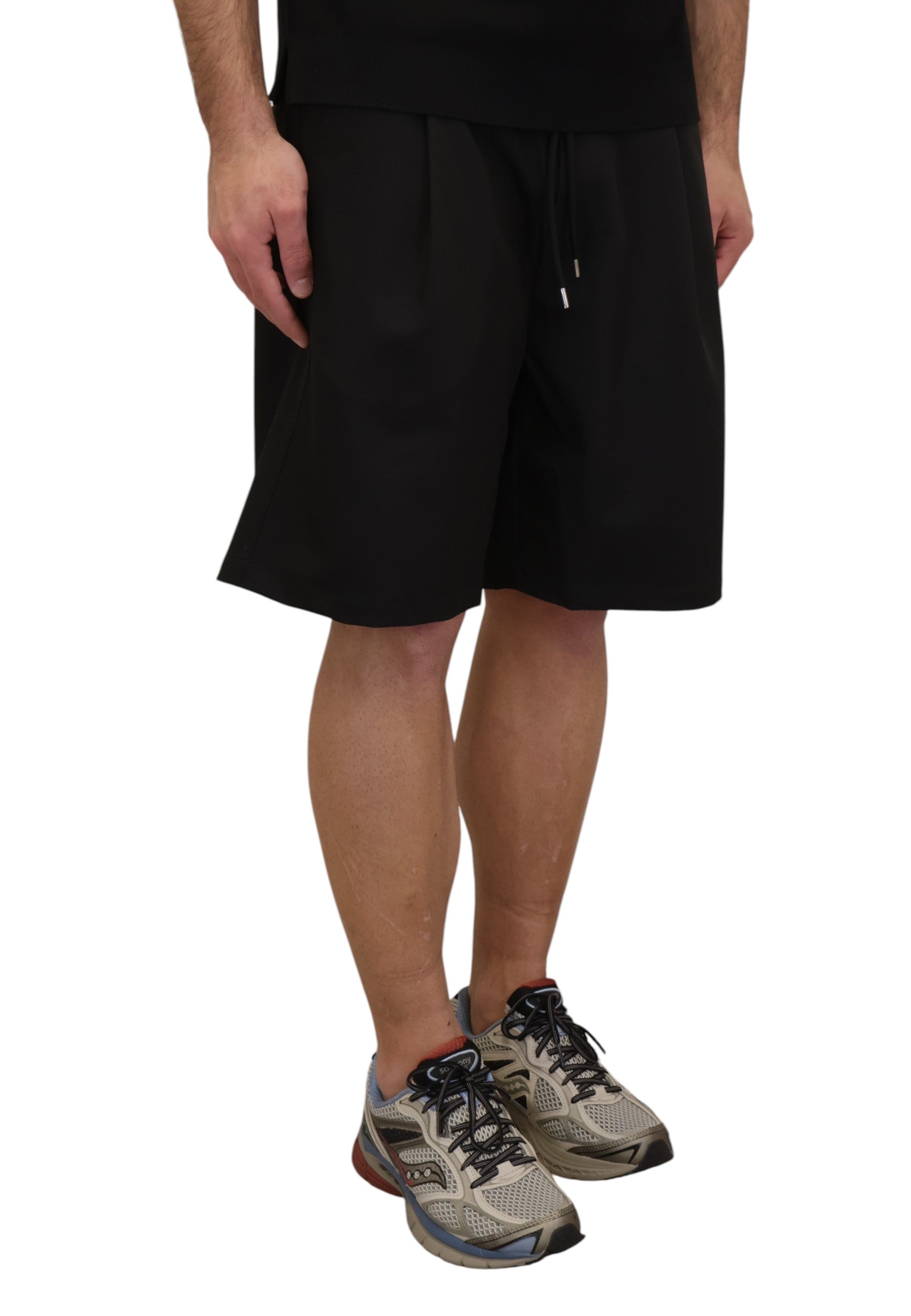 BERMUDA TASCA A FILO Nero Woc